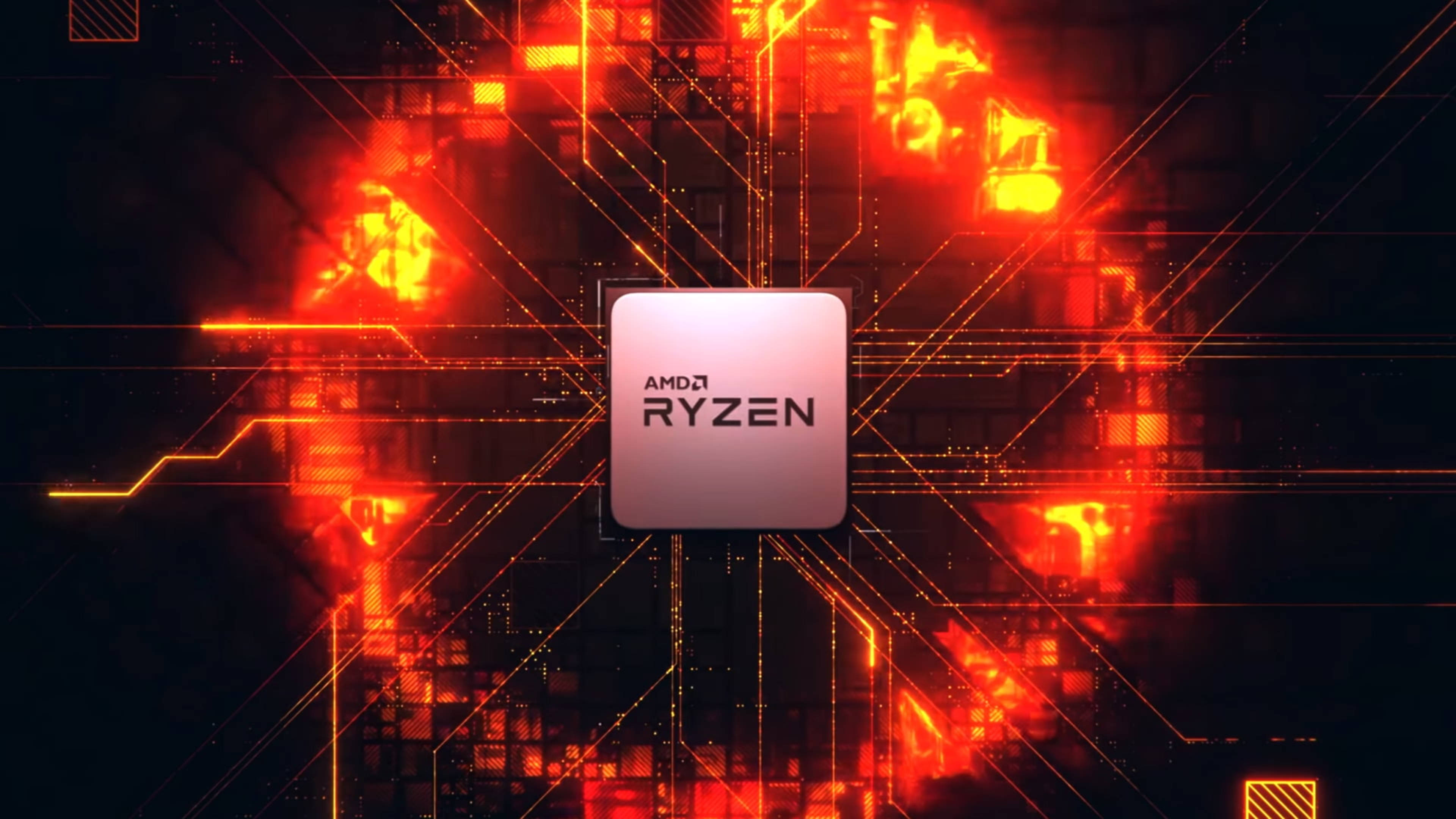 Burning Amd 4k Background