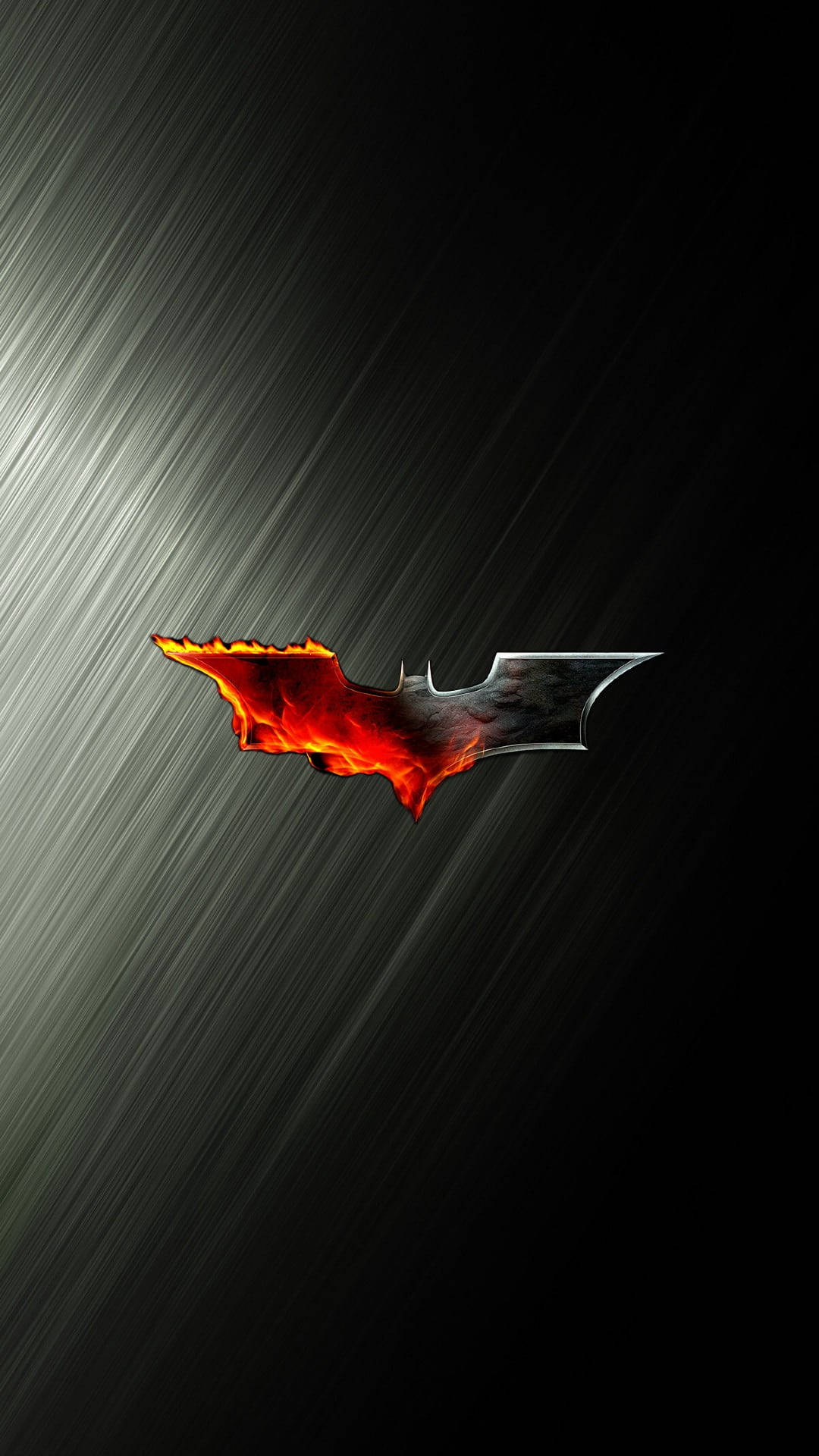 Burning Batman Logo Iphone Background