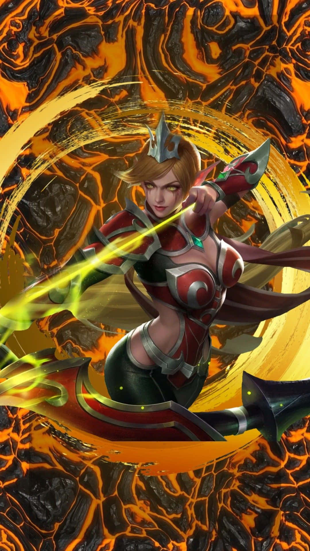 Burning Bow Miya Mobile Legend Background