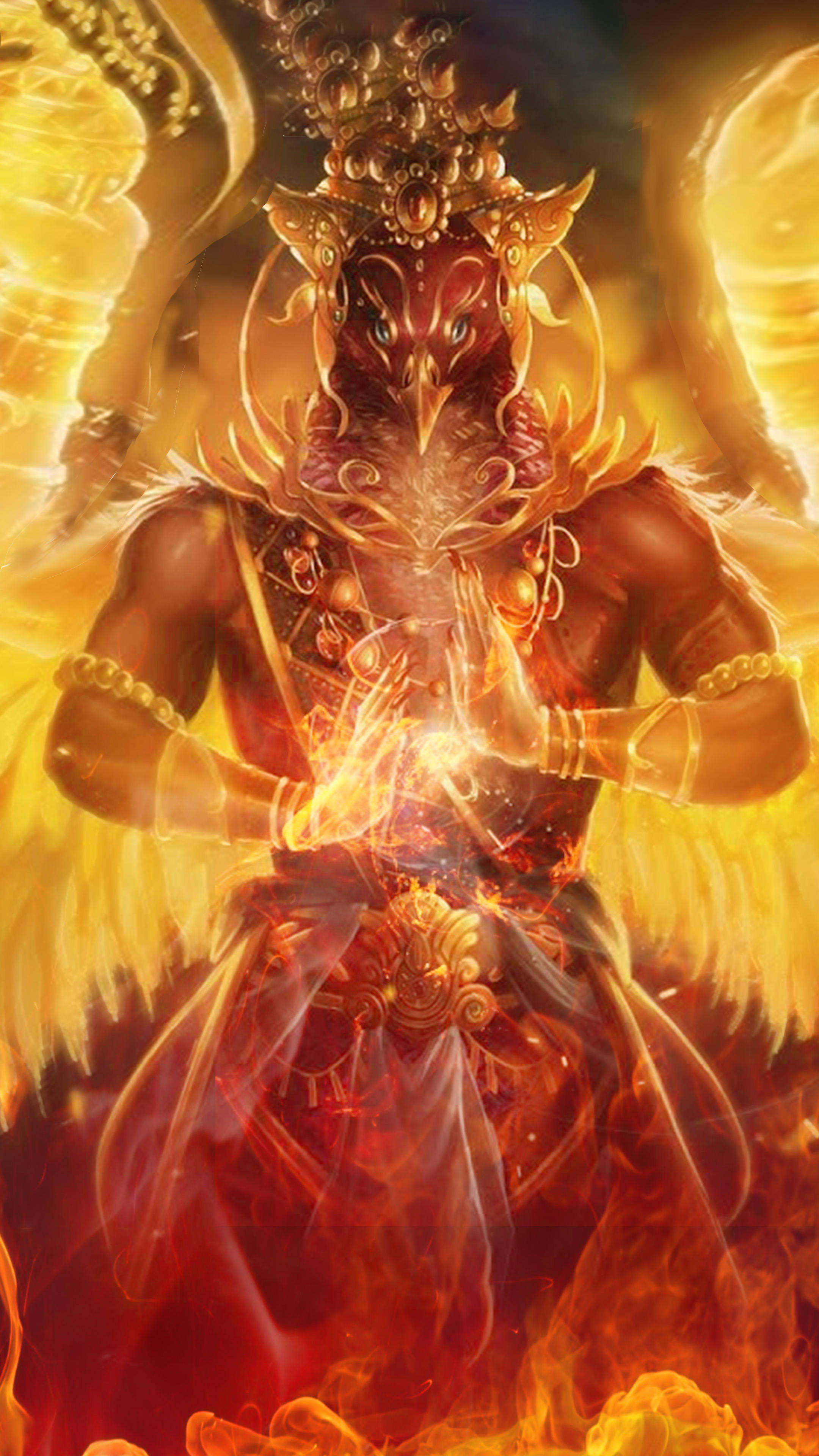 Burning Garuda