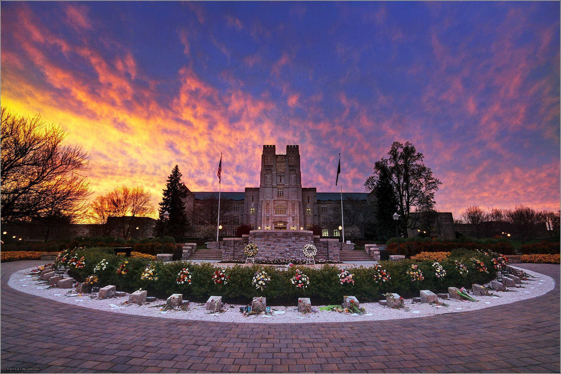 Burruss Hall Virginia Tech