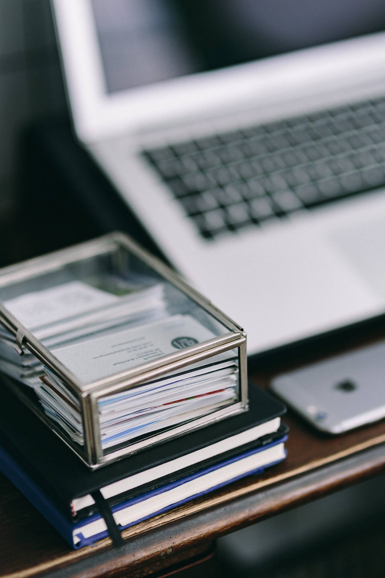 Business Cards Iphone Desk