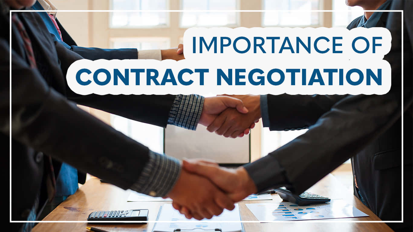 Business Deal Contract Negotiation Background