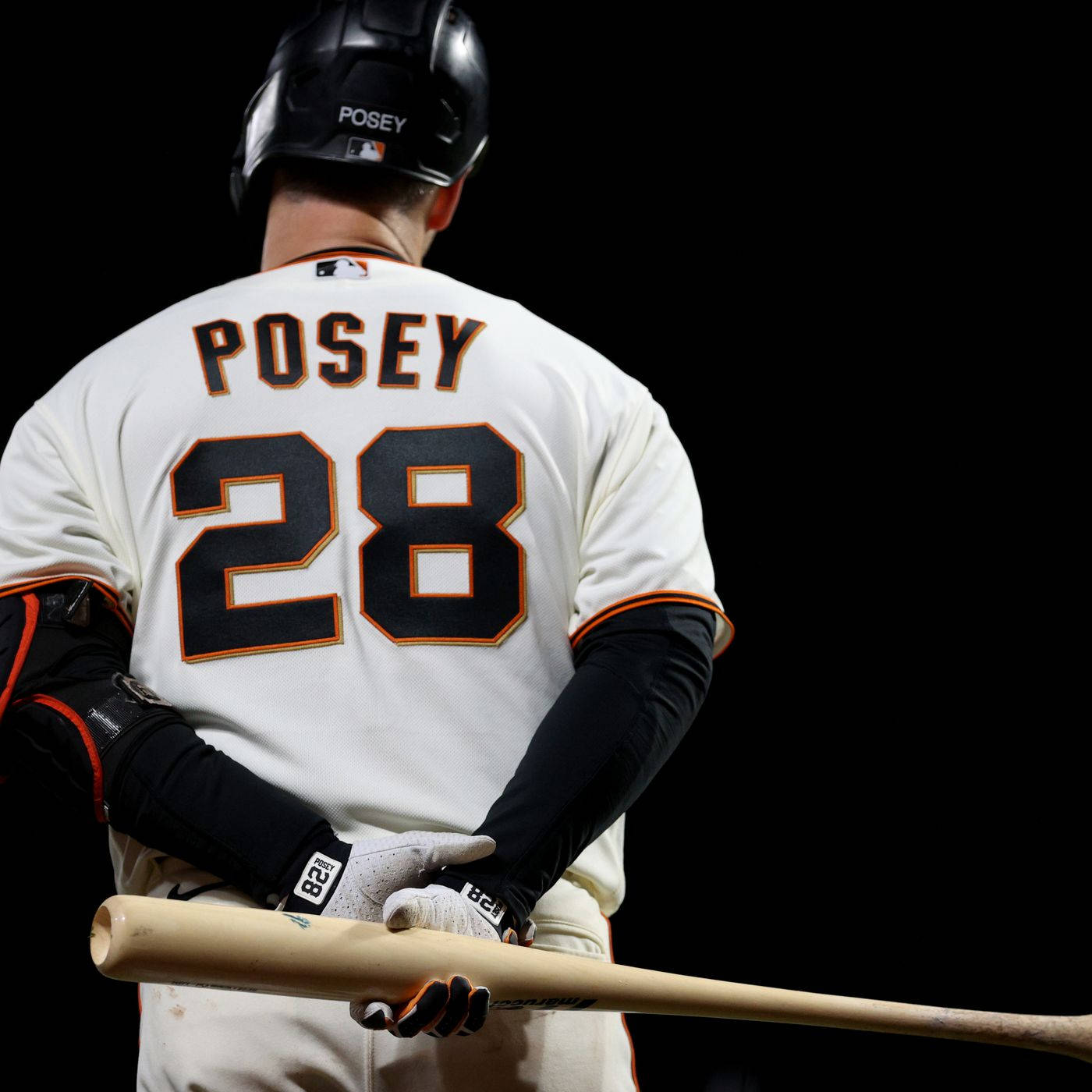 Buster Posey Back View Background