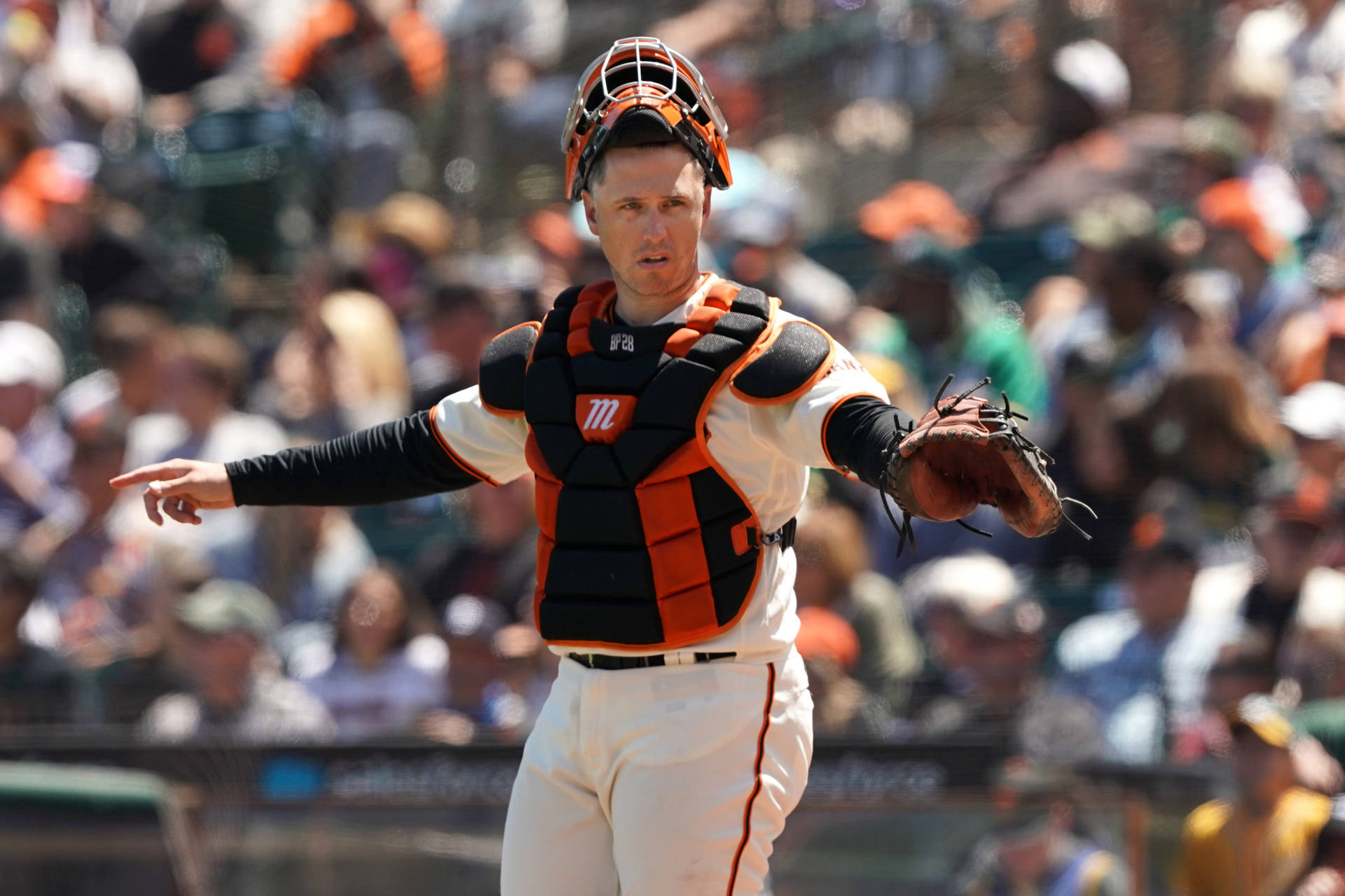 Buster Posey Catcher's Gear