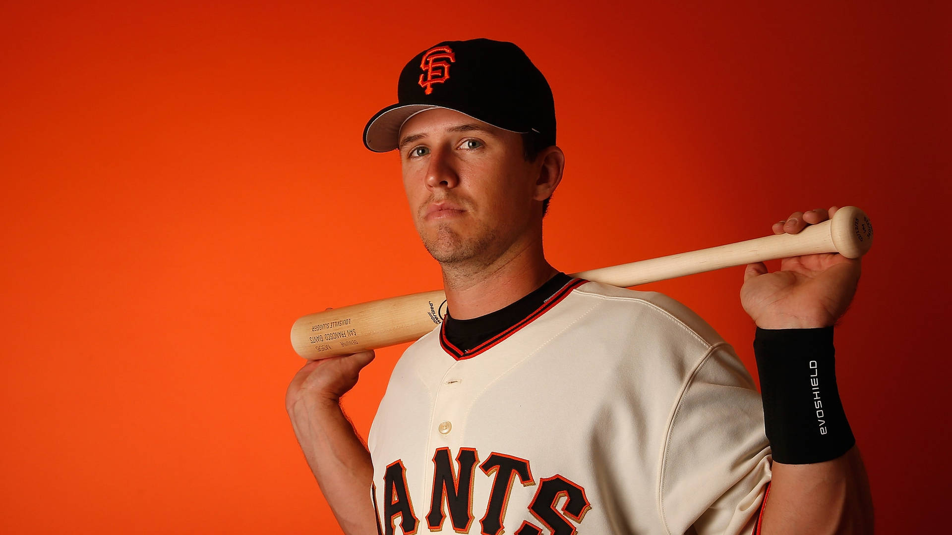 Buster Posey Orange Background