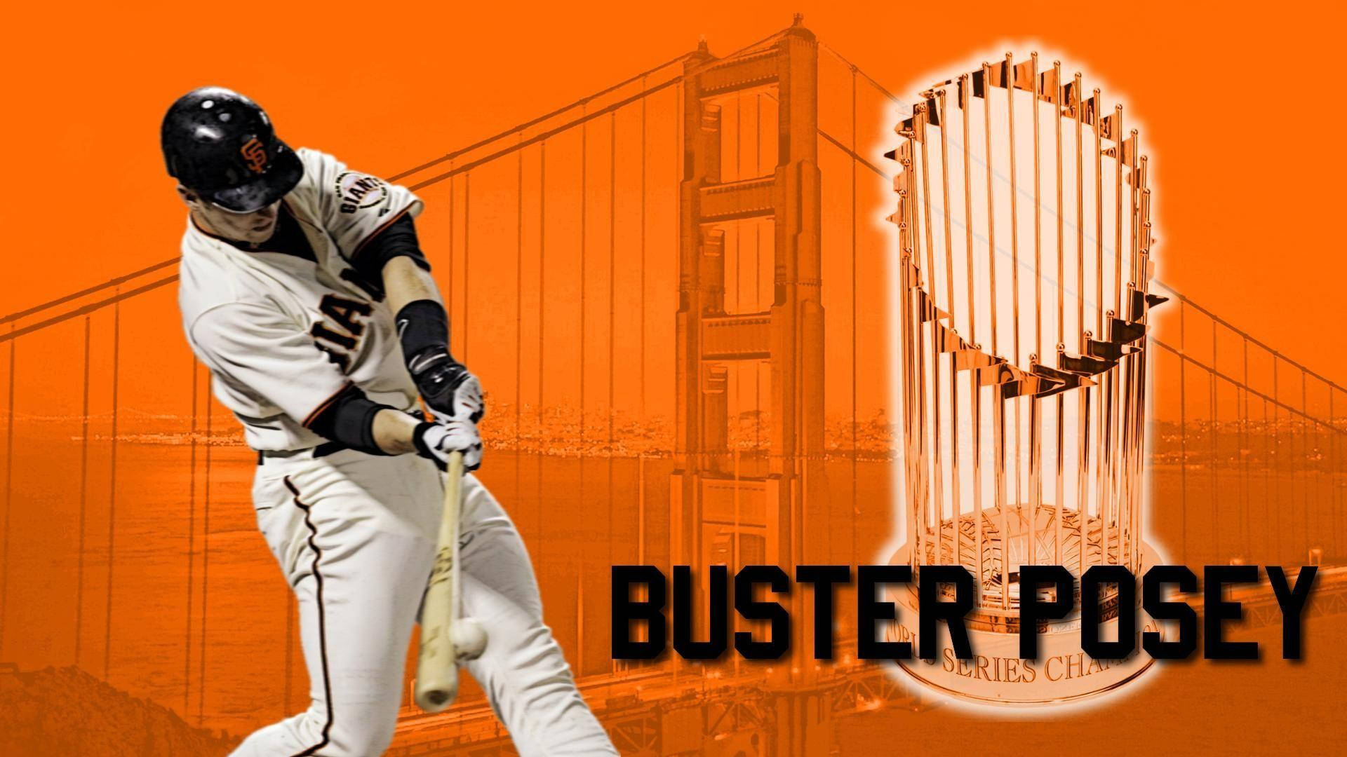 Buster Posey World Series Background