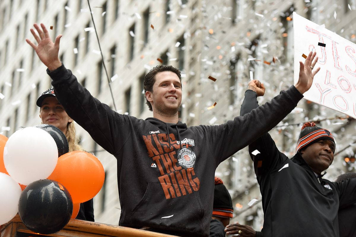 Buster Posey World Series Parade Background