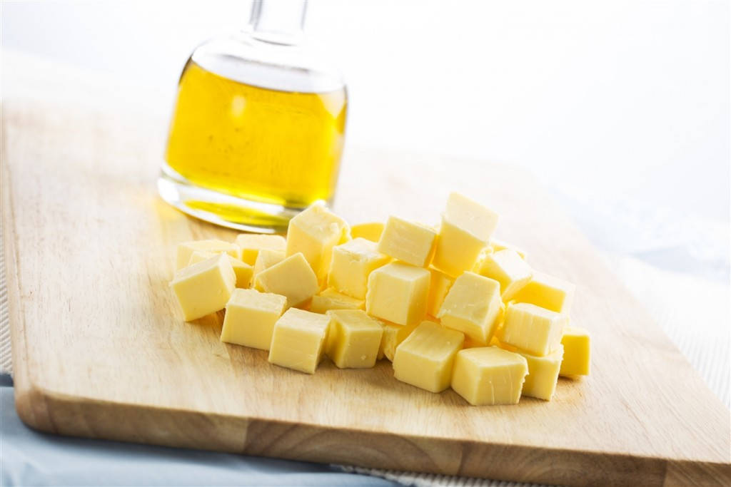 Butter Chunks With Olive Oil