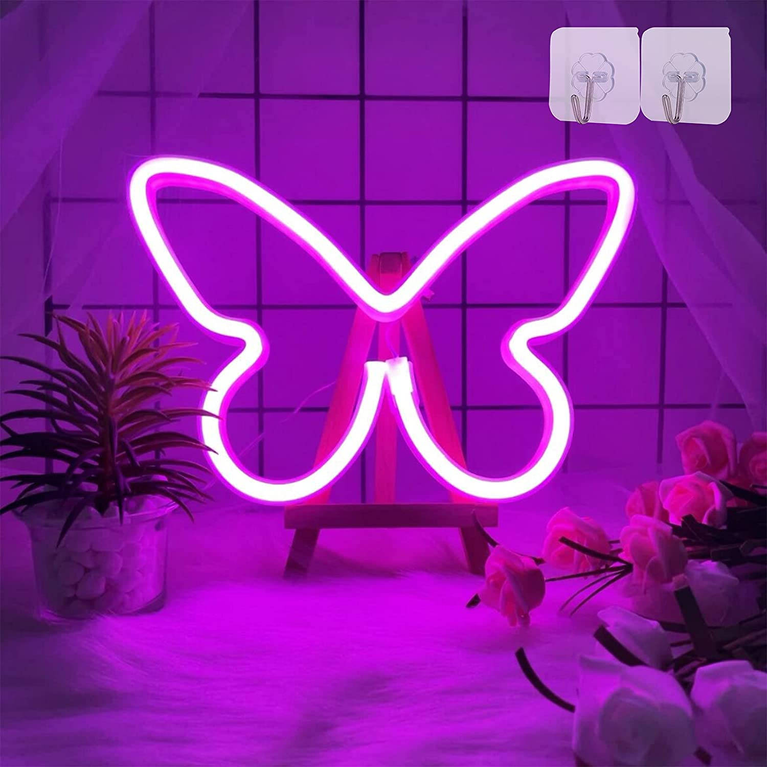 Butterfly Led Light Background