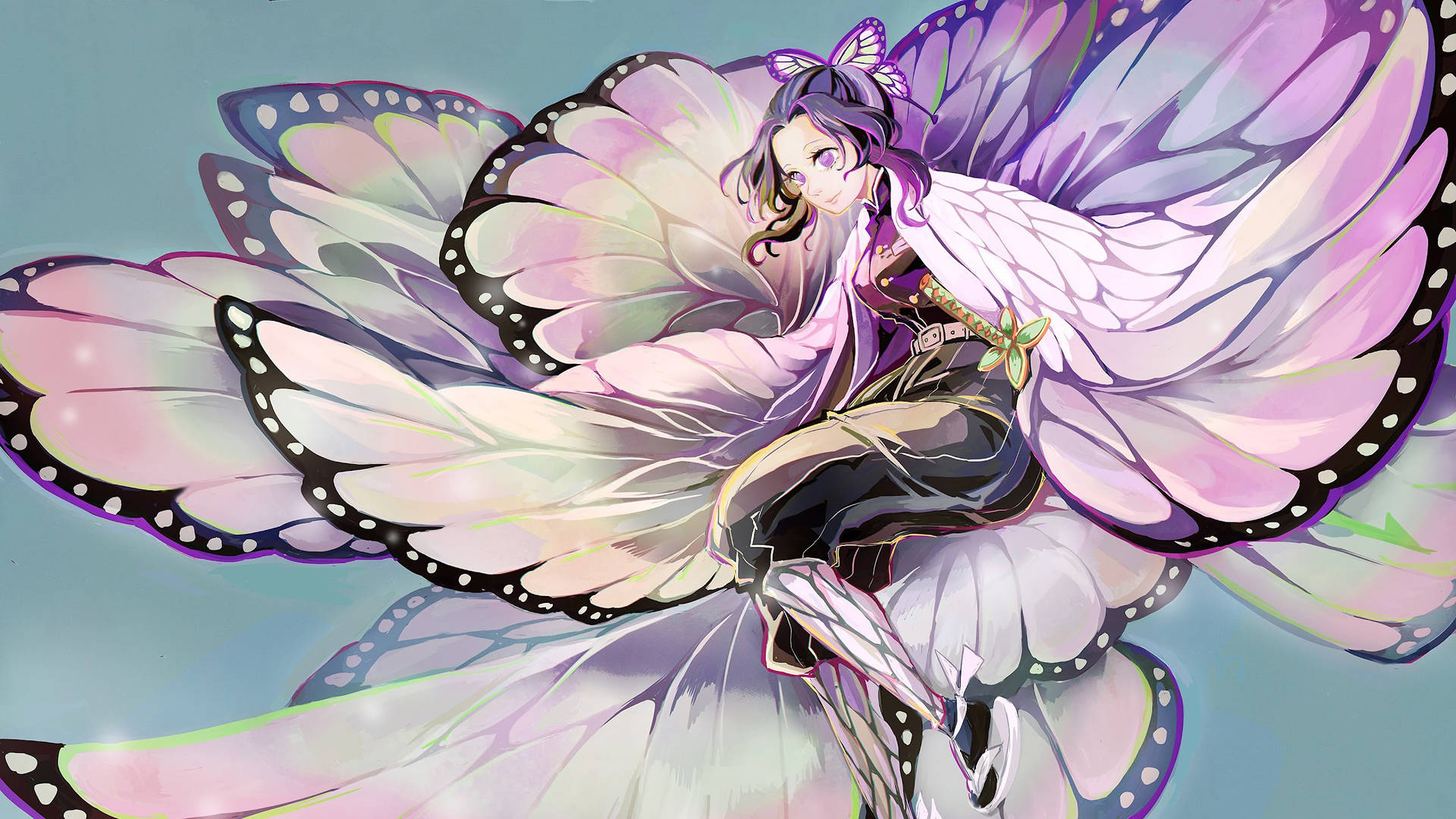 Butterfly Shinobu Kocho Background