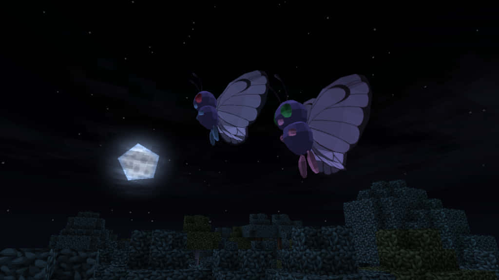Butterfree 3d Dark Background