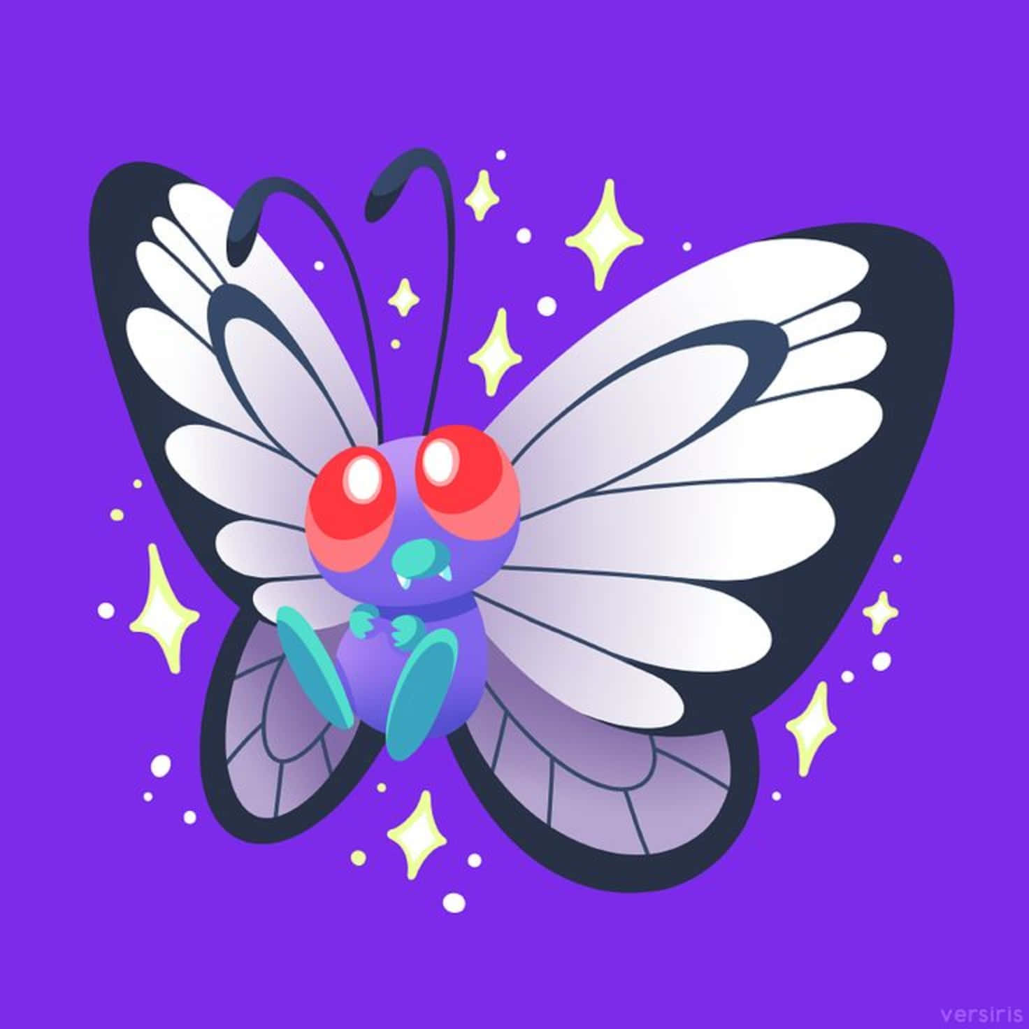 Butterfree Purple Art