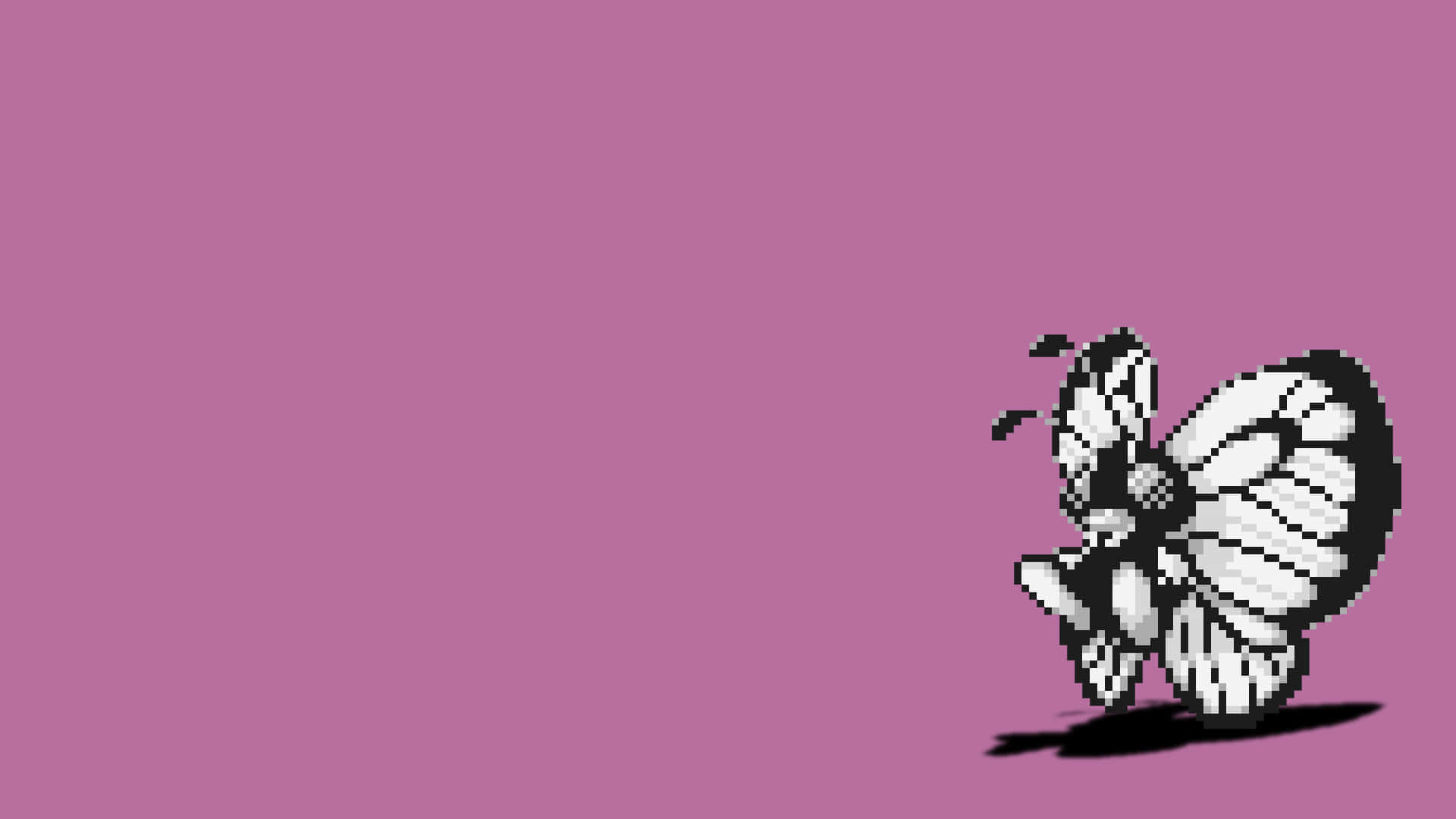 Butterfree Sprite Violet Art