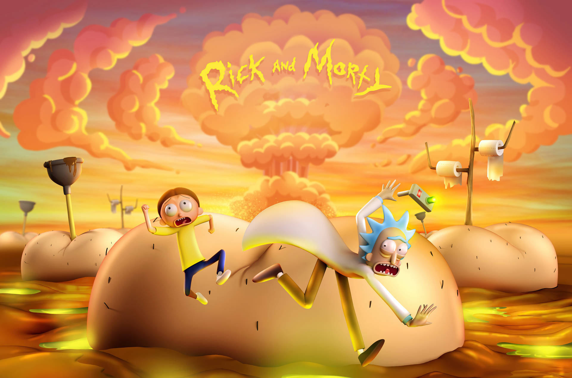 Butts Rick And Morty Pc 4k