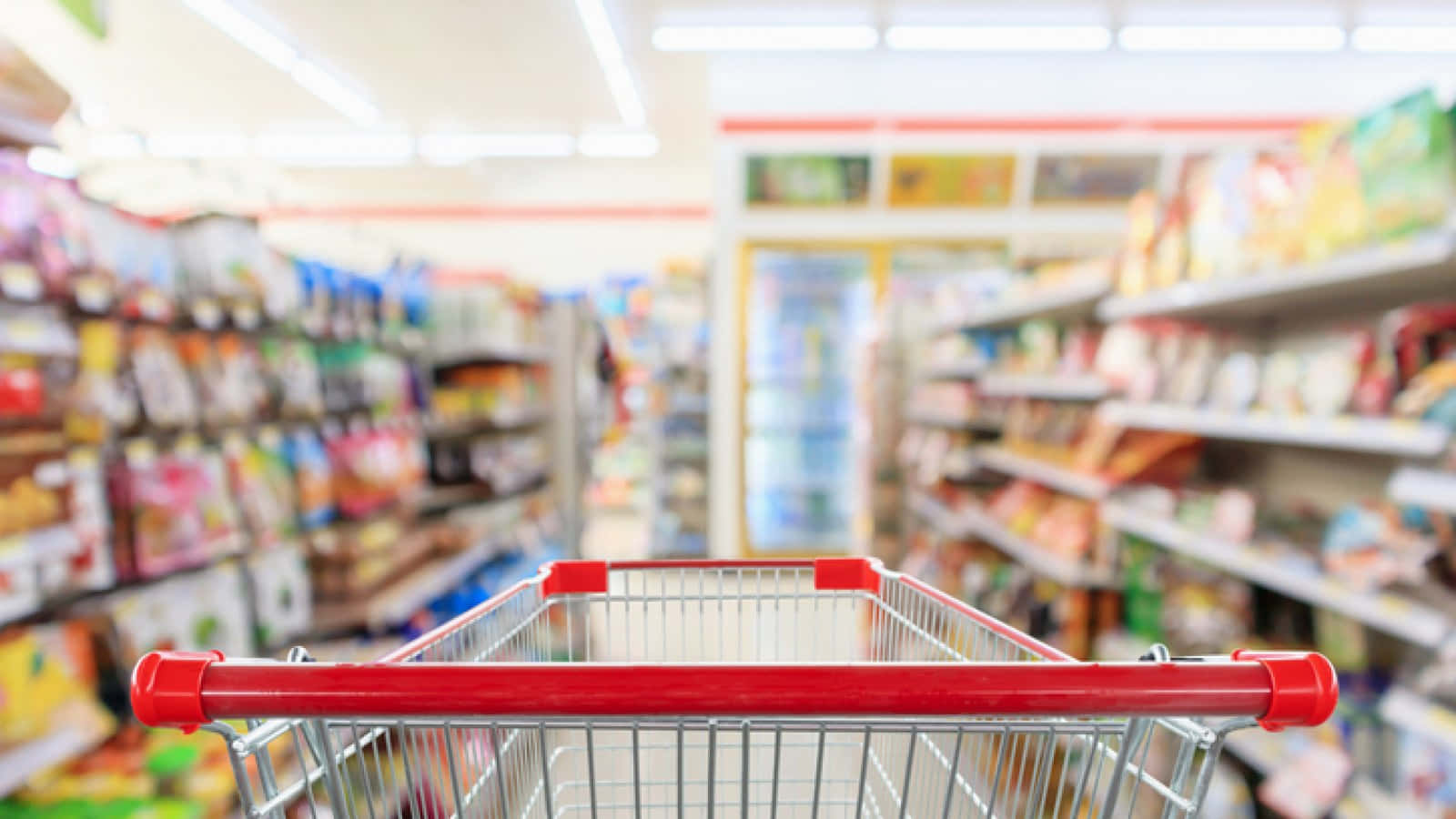 Buy Grocery Shopping Cart Background