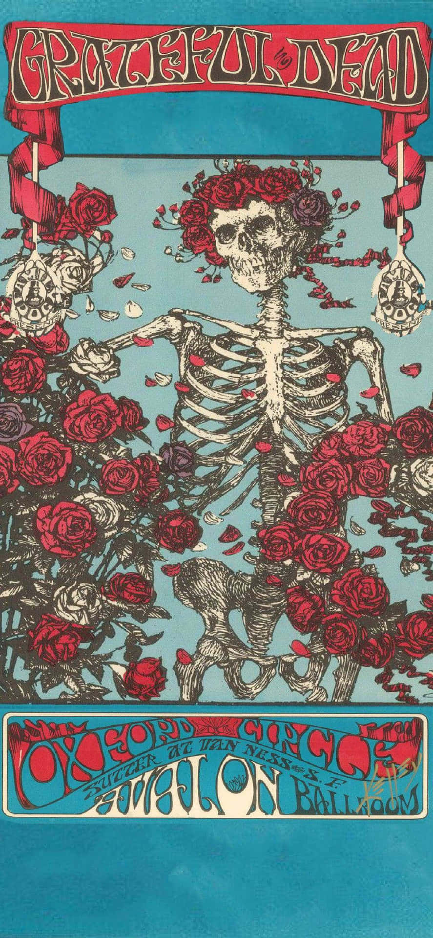 Buyartforless Aiate Poster Of Grateful Dead Iphone Background