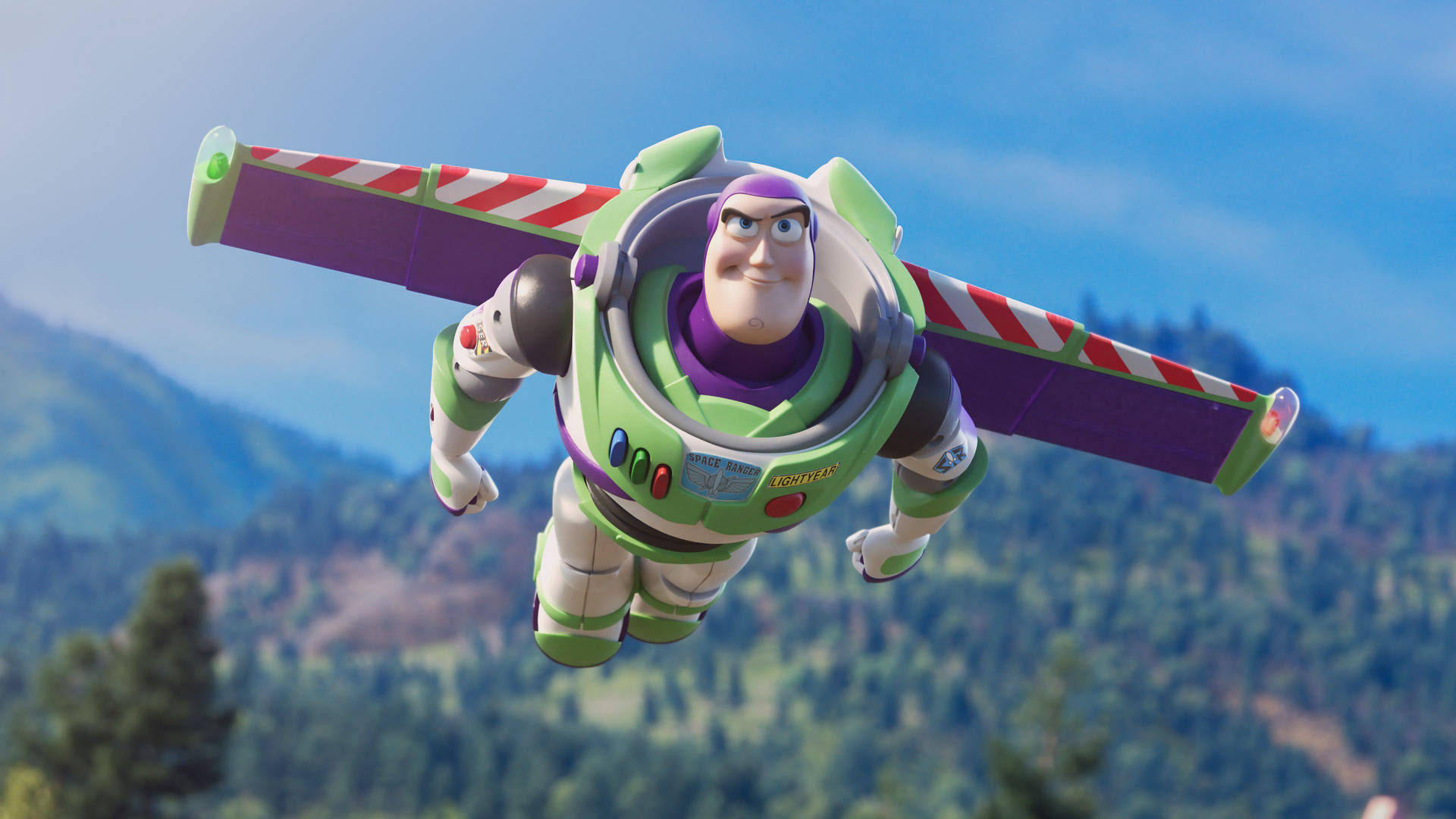 Buzz Lightyear Flying Background