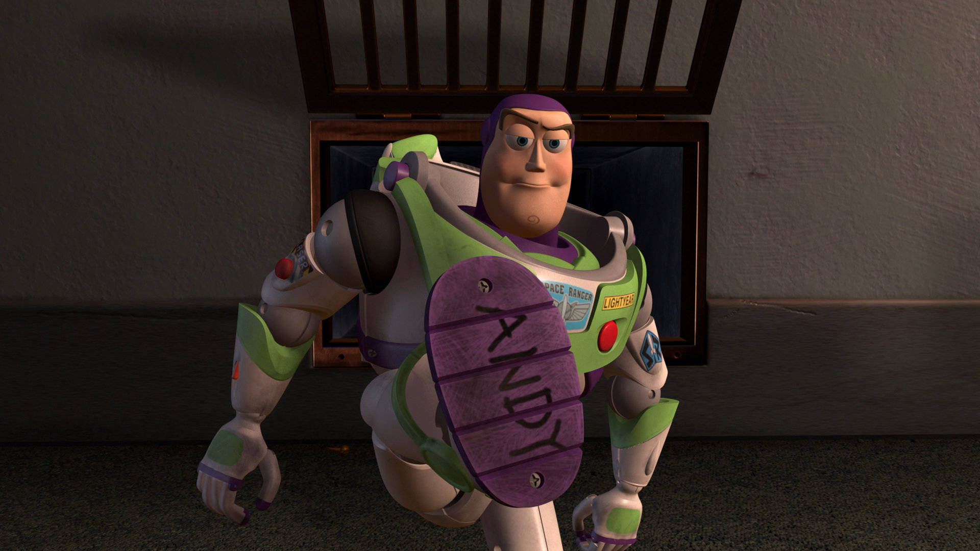 Buzz Lightyear Kicking Background