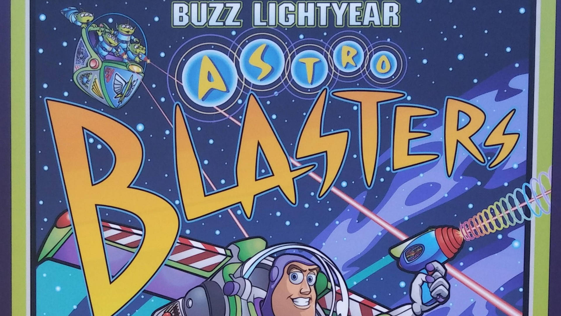 Buzz Lightyear Of Star Command Astro Blasters Background