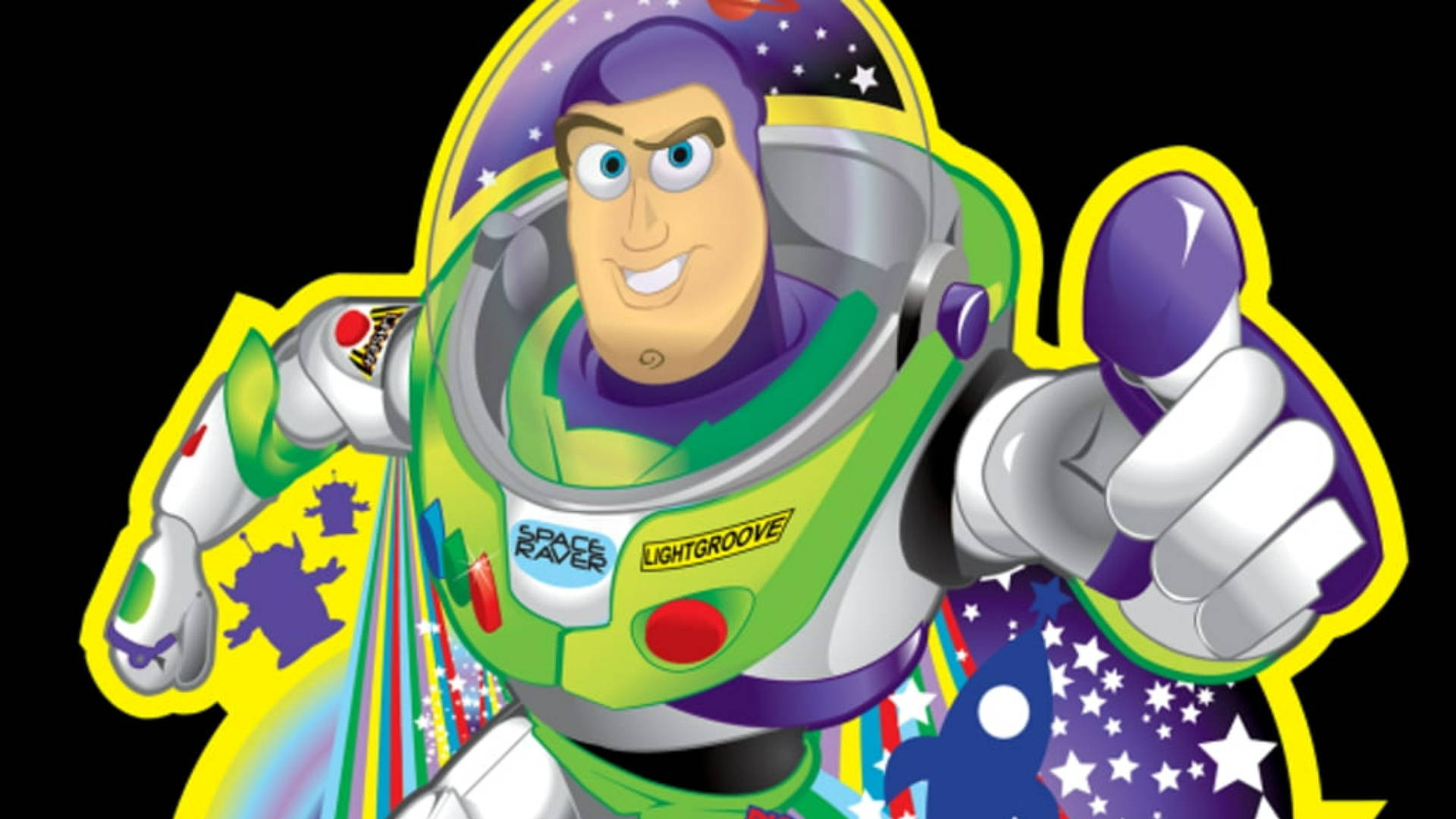 Buzz Lightyear Of Star Command Cool Artwork Background