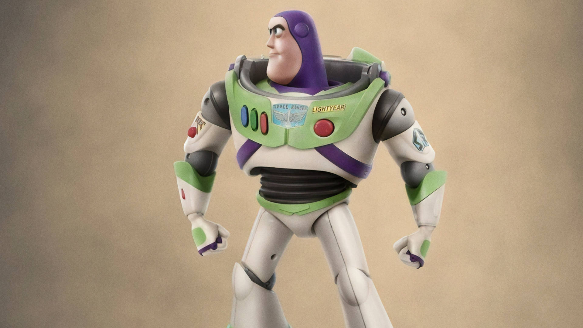 Buzz Lightyear Of Star Command - Fierce Battle Stance Background