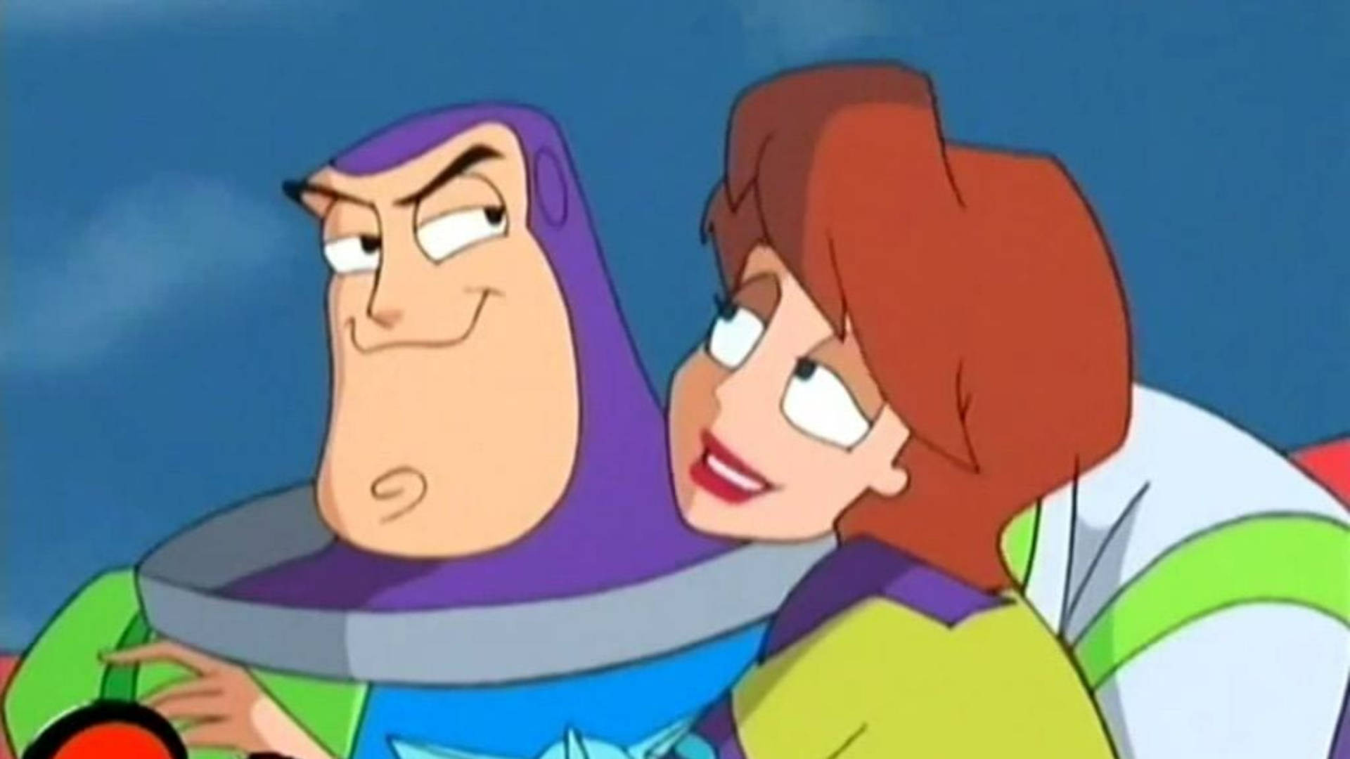 Buzz Lightyear Of Star Command Looking In Love Background