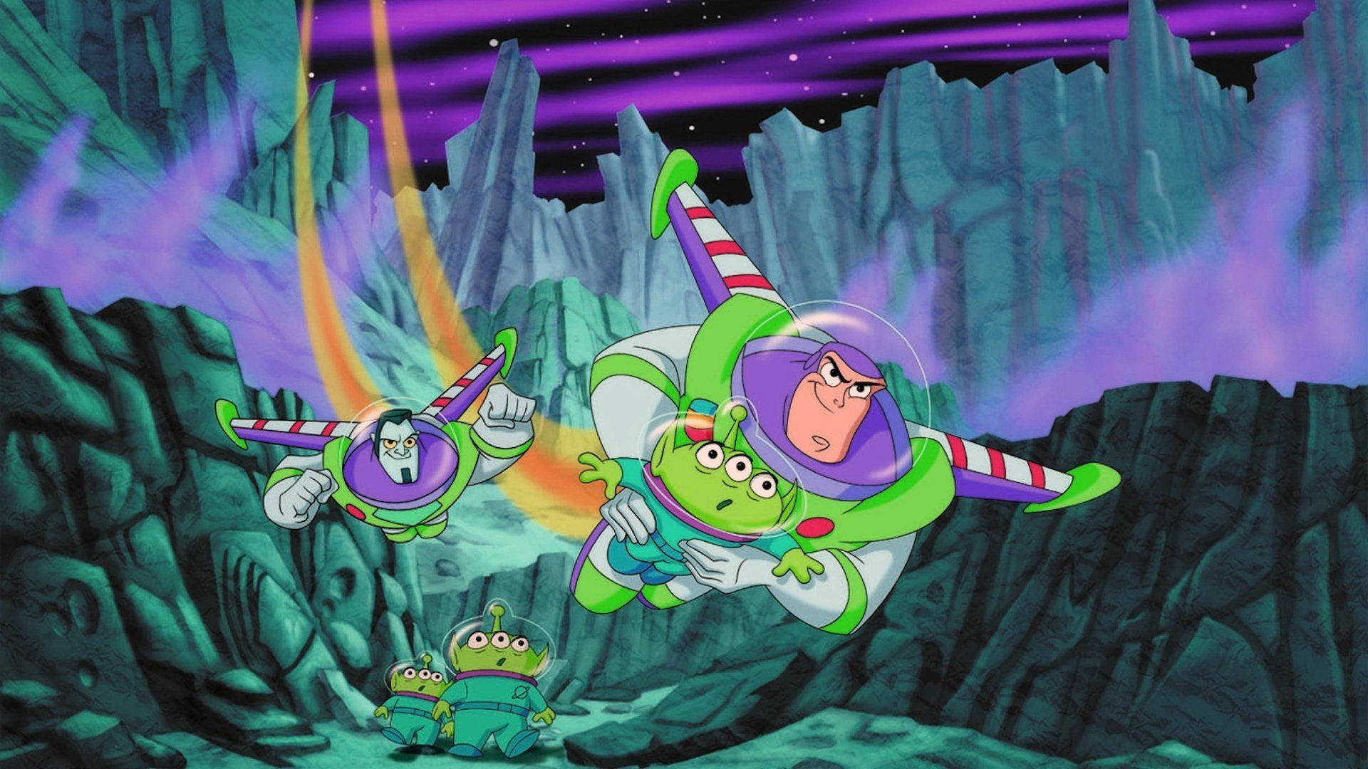 Buzz Lightyear Of Star Command Rangers Spring Into Action Background