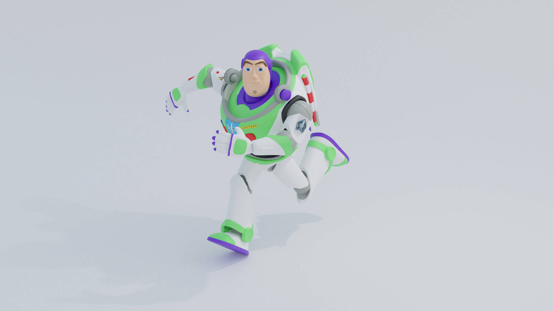 Buzz Lightyear On Empty Space