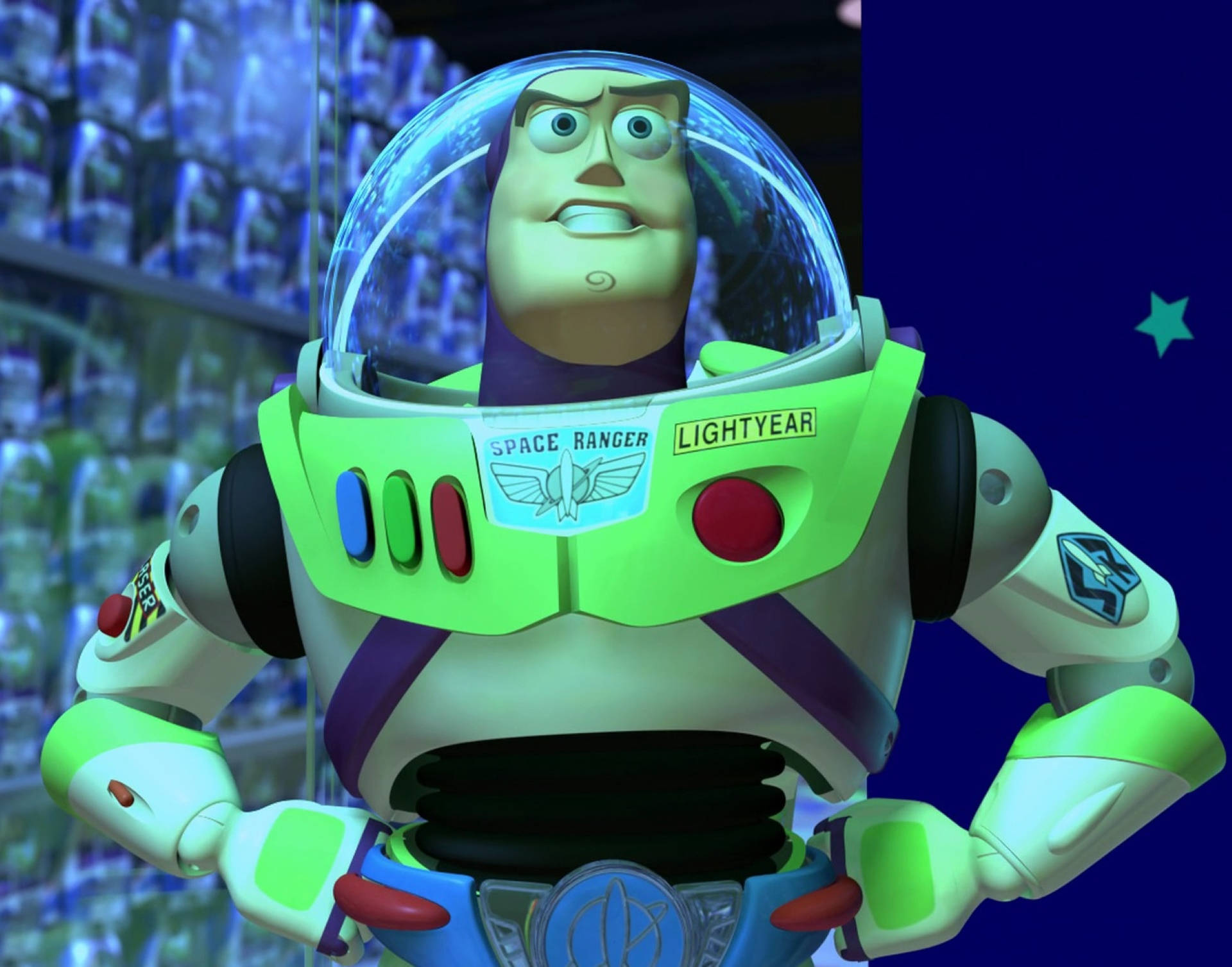 Buzz Lightyear Scene Background