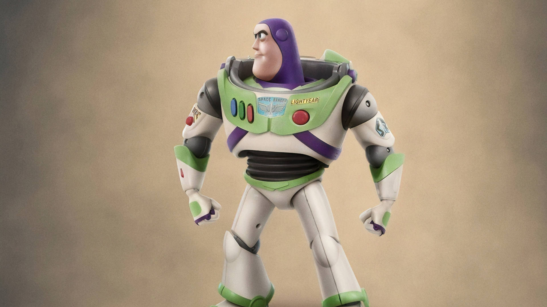 Buzz Lightyear Showcasing His Side Profile