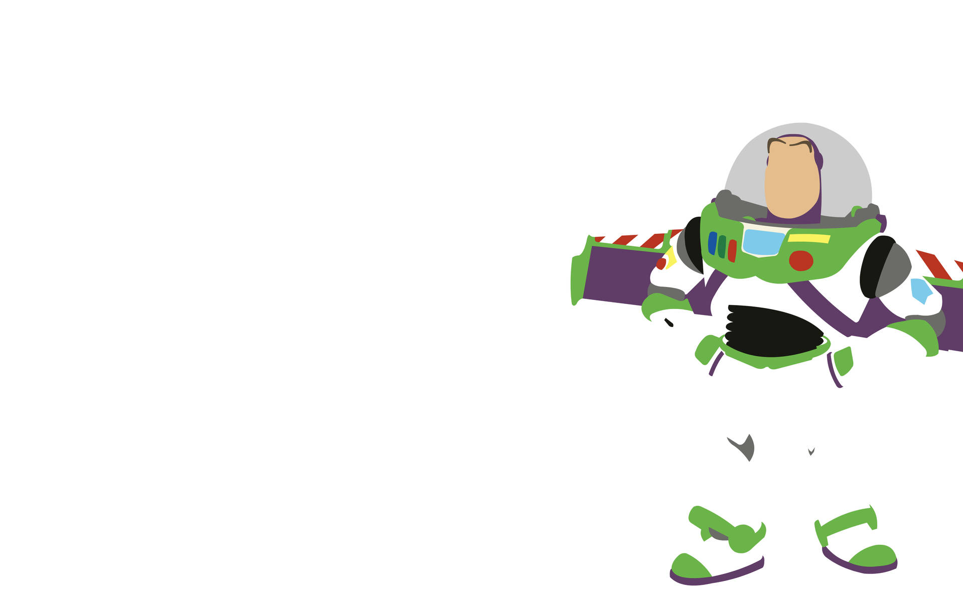 Buzz Lightyear Vector Art Background