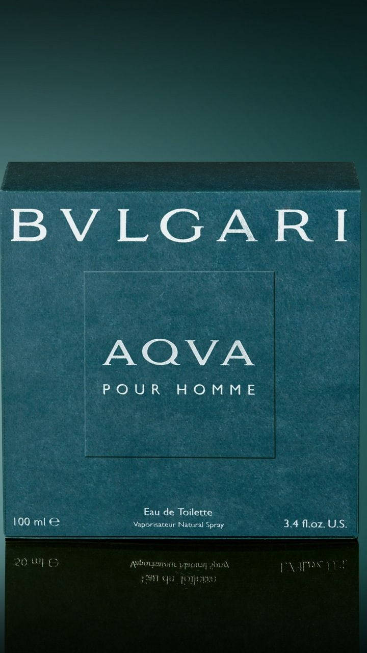 Bvlgari Aqva Perfume Box Background