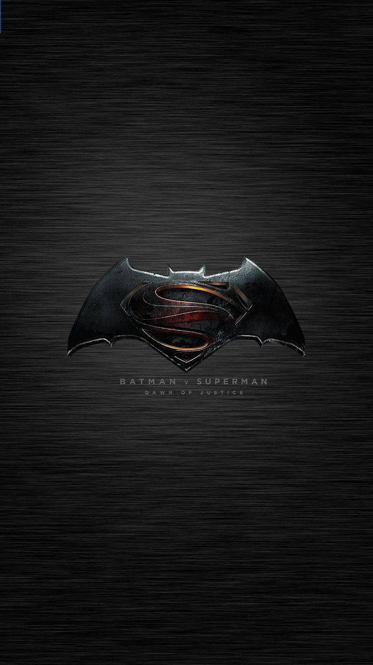 Bvs Dark Batman Superman Symbol Iphone Background