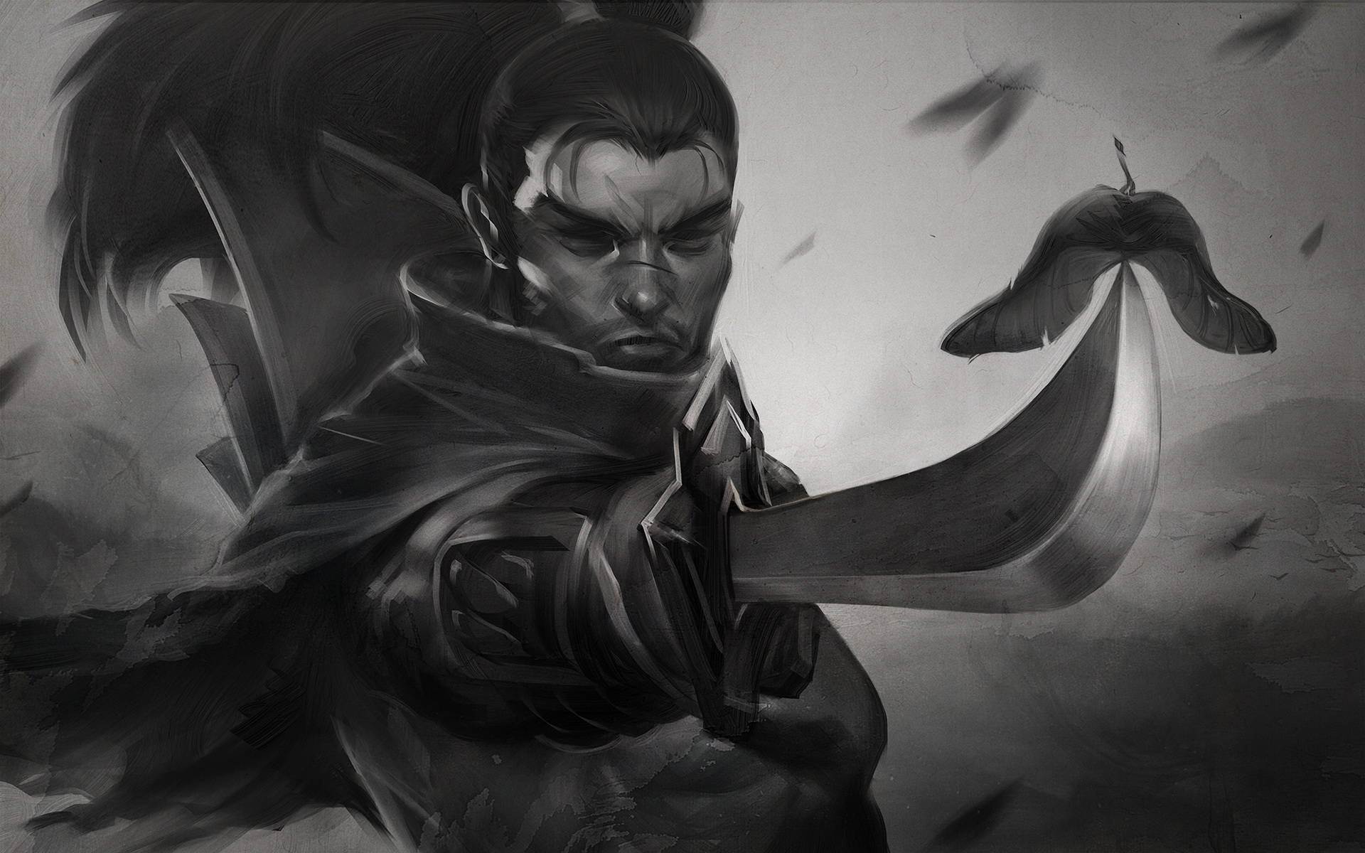 Bw Cool League Of Legends Art Background