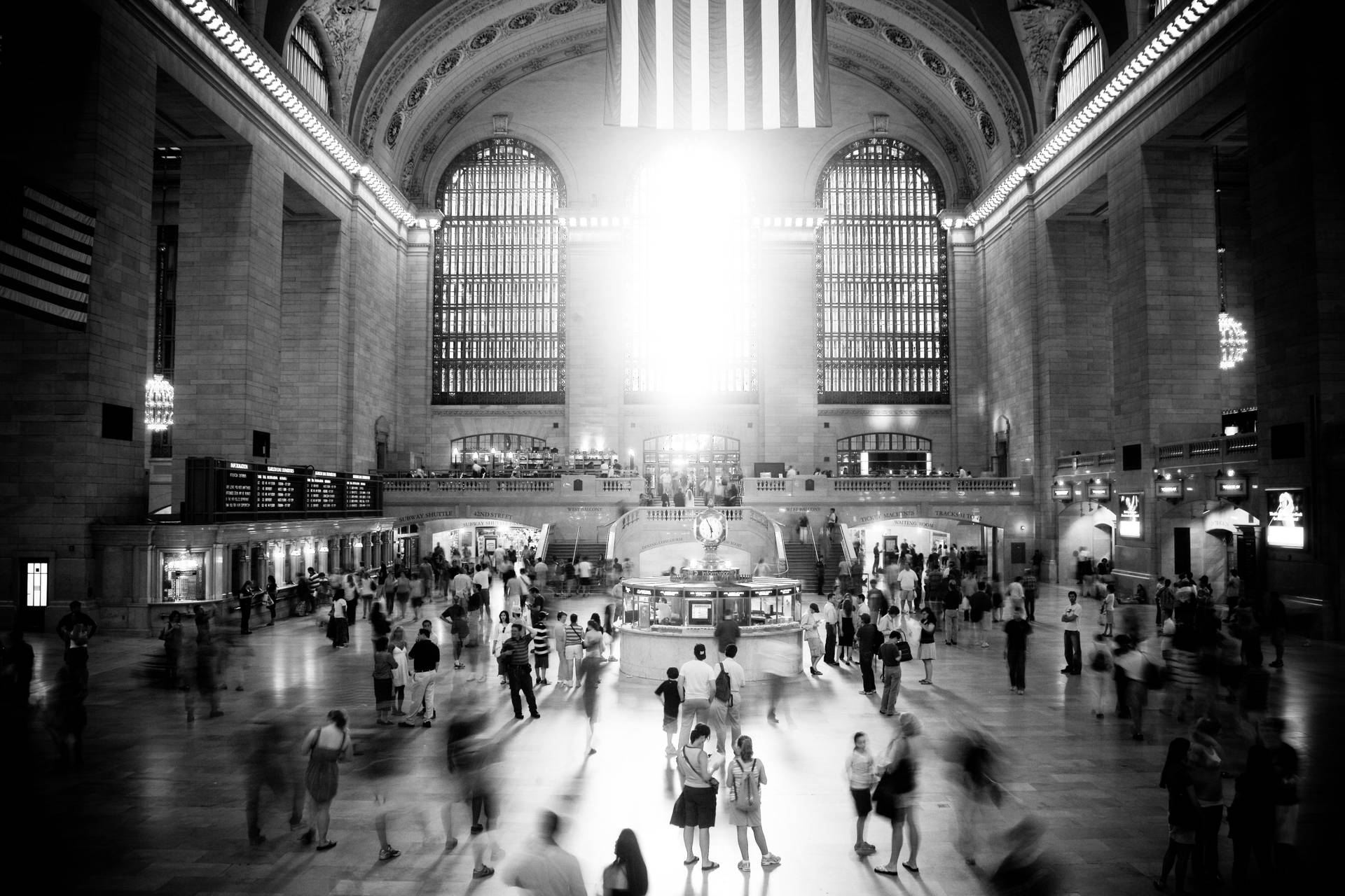 Bw Photo Of Grand Central Terminal