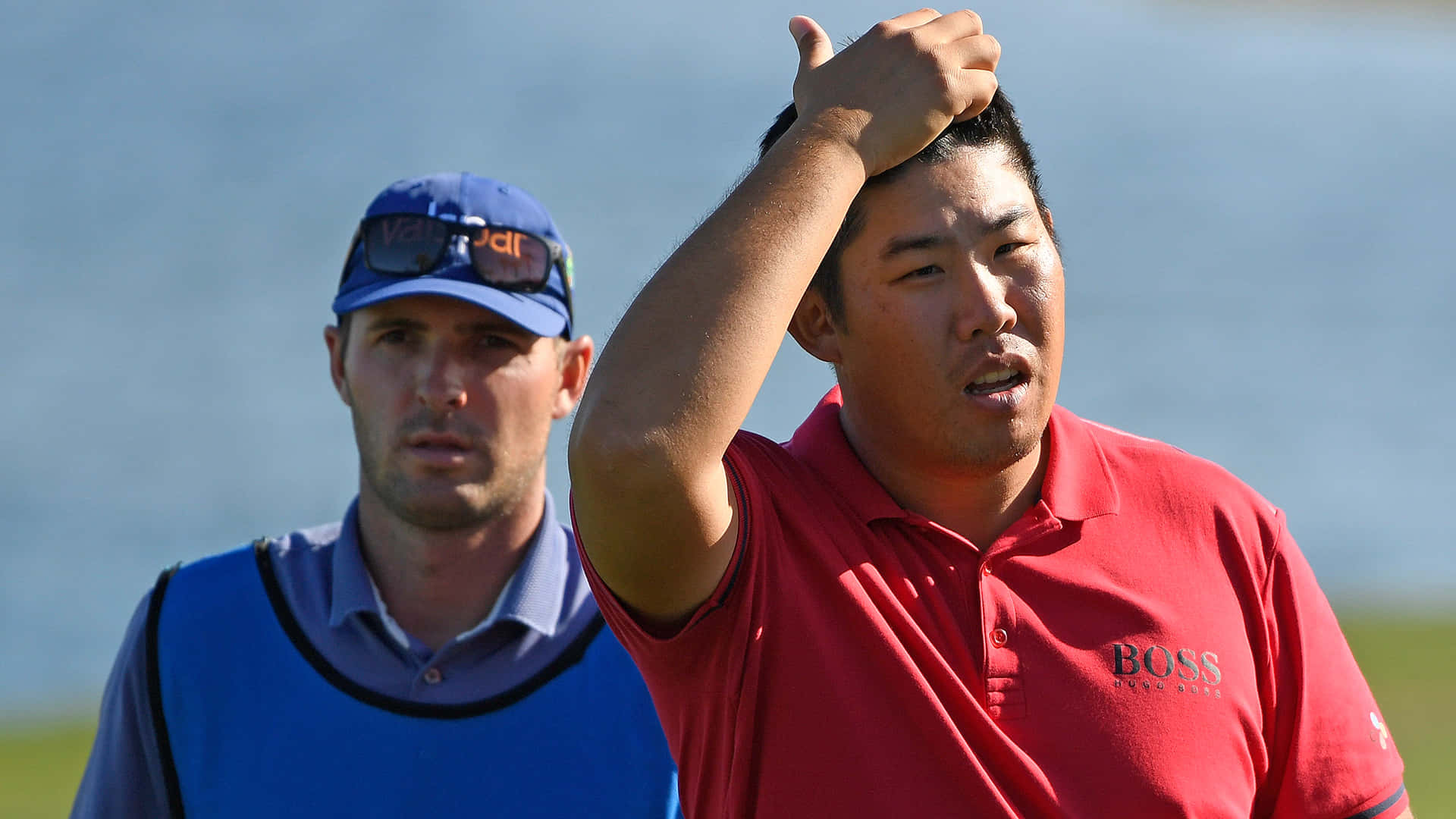 Byeong Hun An Scratching His Head