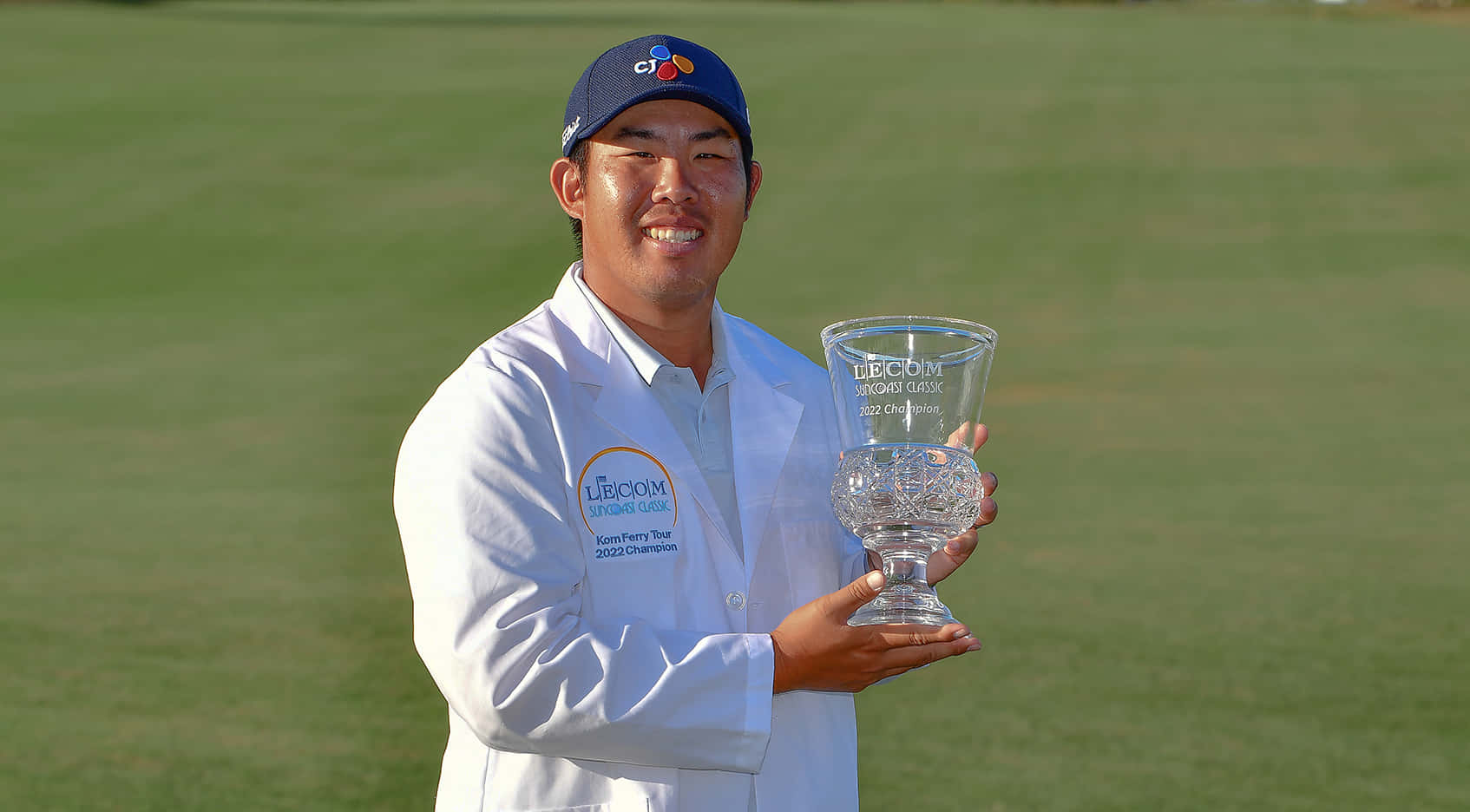 Byeong Hun An Wearing A Lab Coat