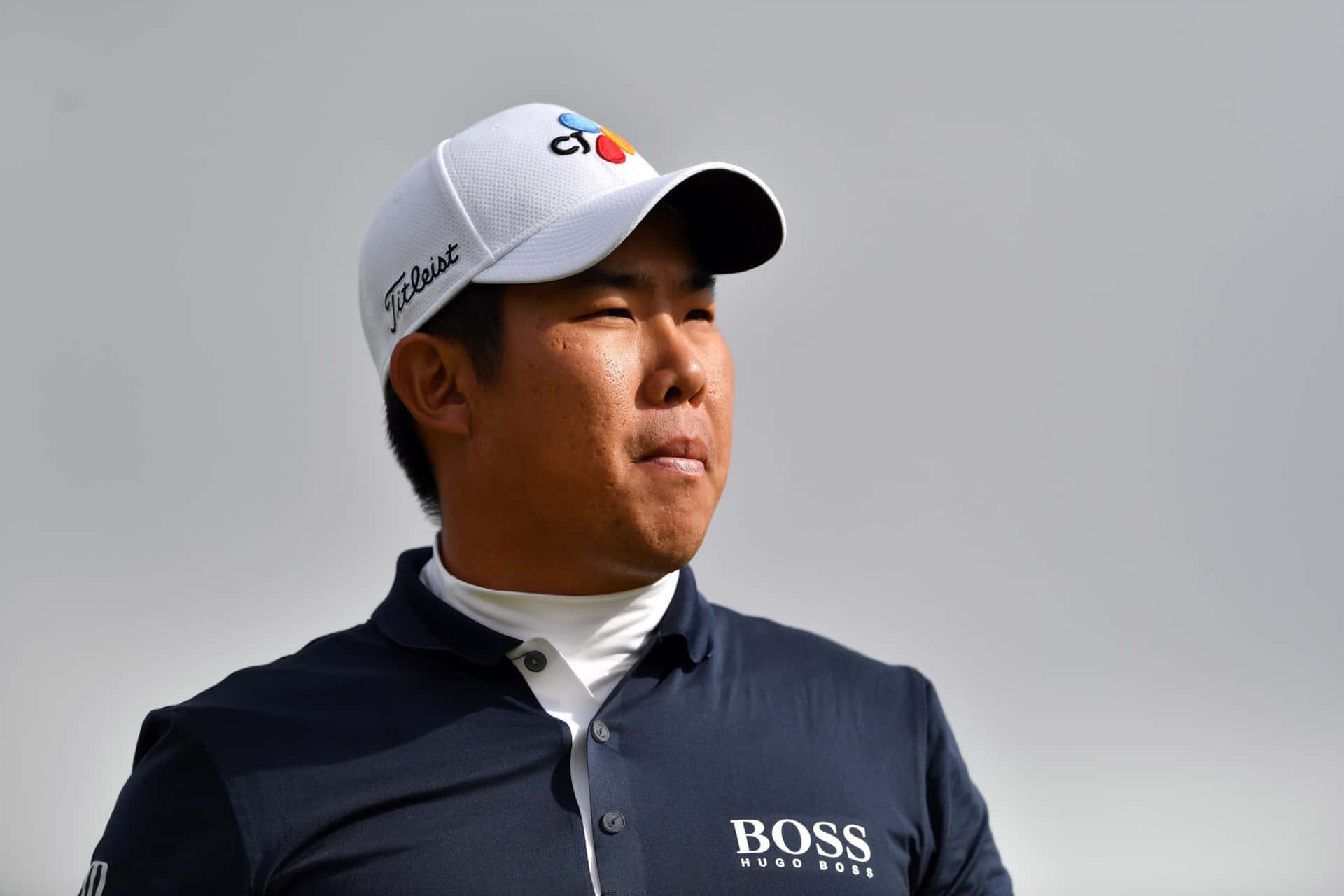 Byeong Hun An With Pursed Lips