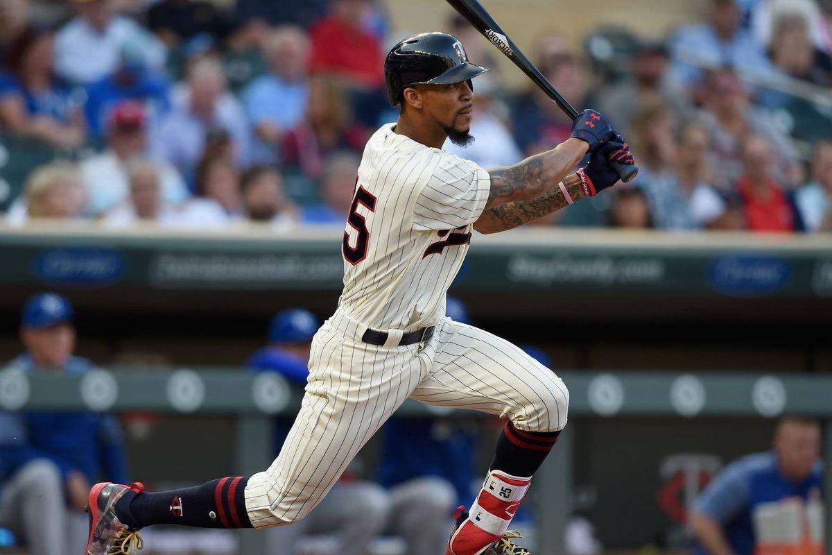 Byron Buxton In Batting Pose Background