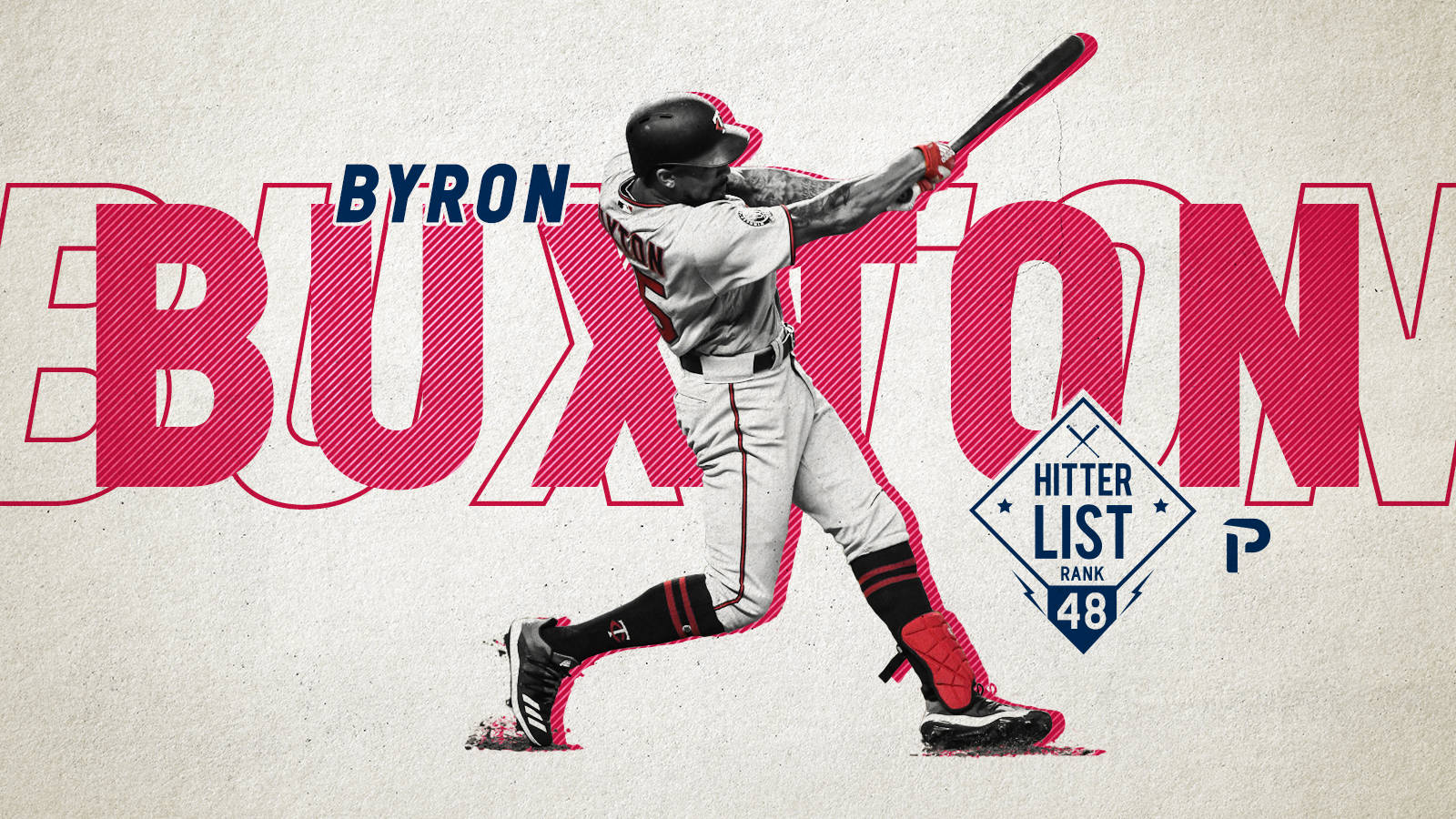 Byron Buxton Typography Background