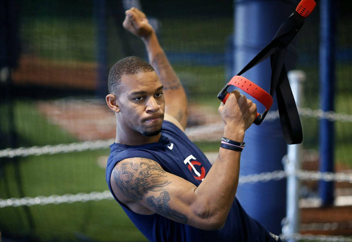 Byron Buxton Working Out Background