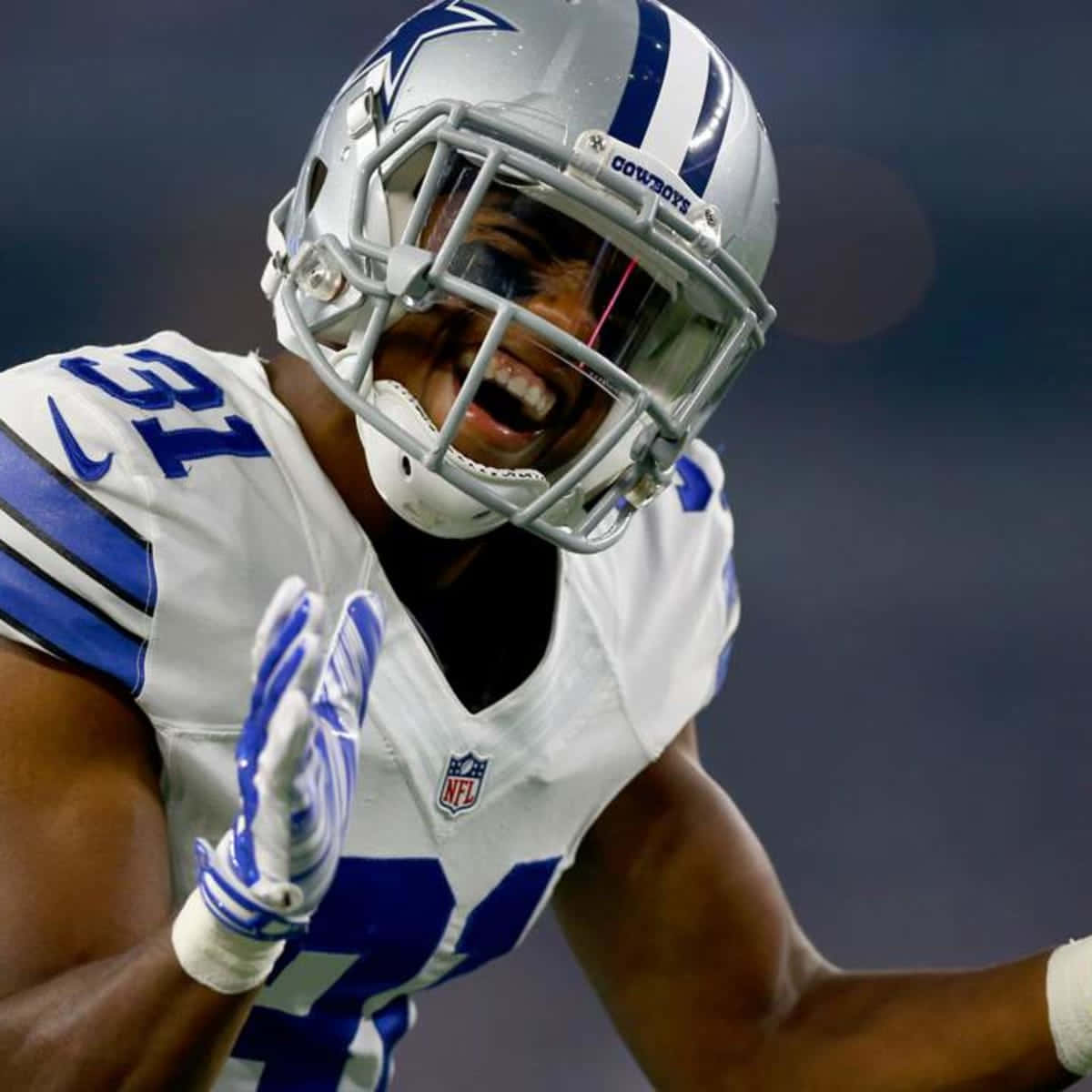 Byron Jones Laughing Background
