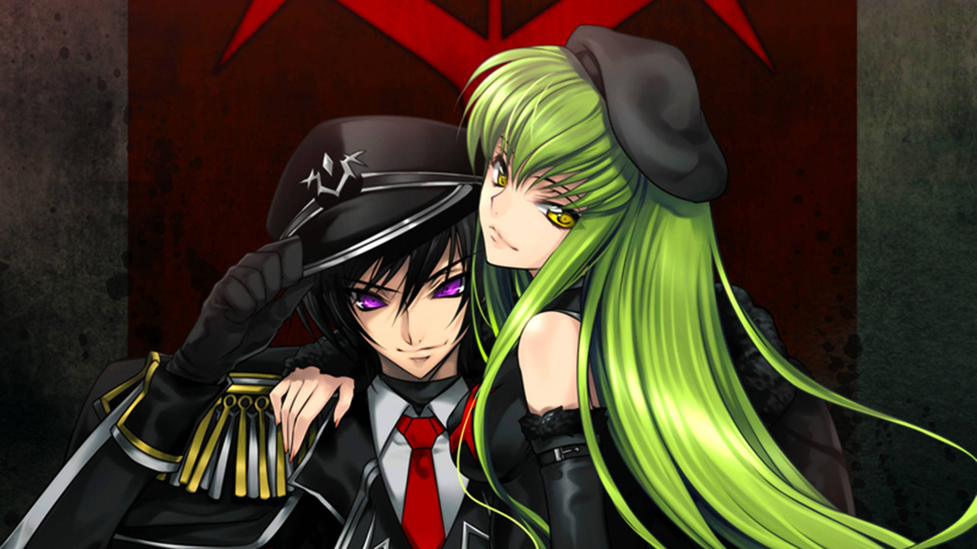 C.c. And Lelouch Vi Britannia Code Geass Background