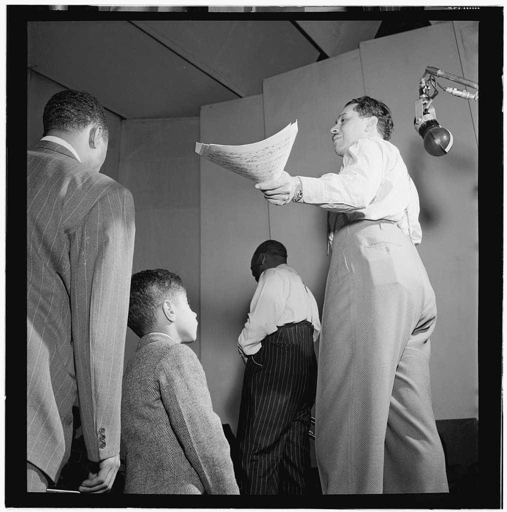 Cab Calloway Leading Band Rehearsal1940s Background