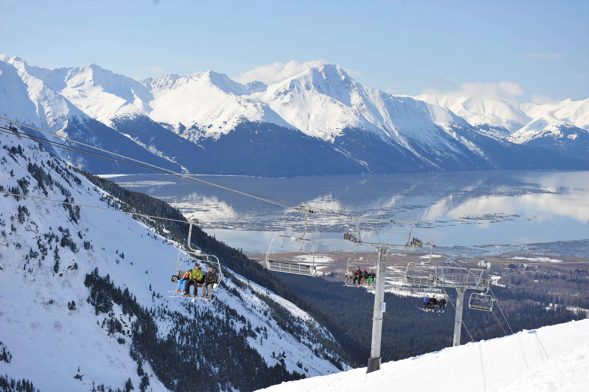 Cable Car In Anchorage