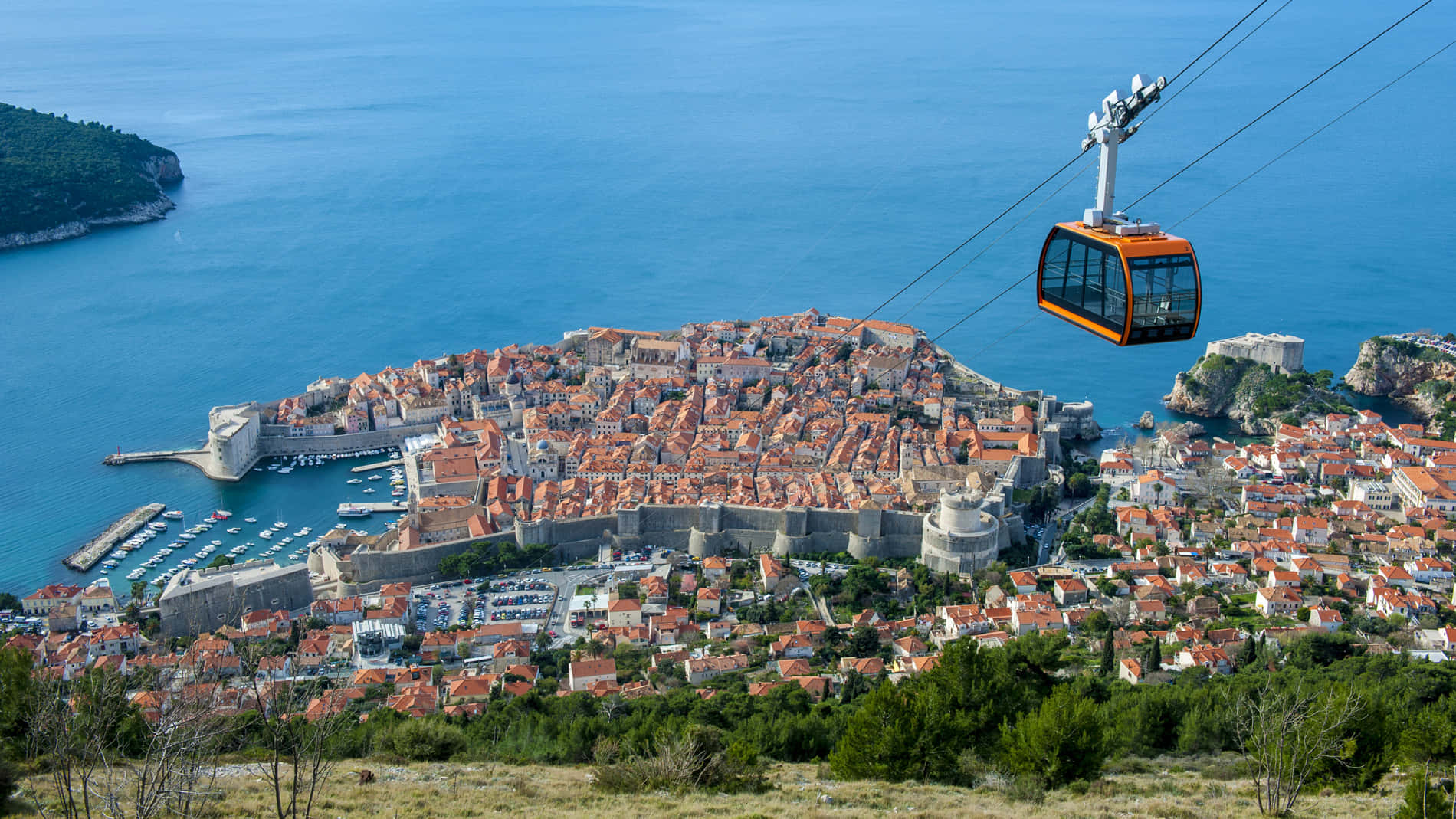 Cable Car In Crotia
