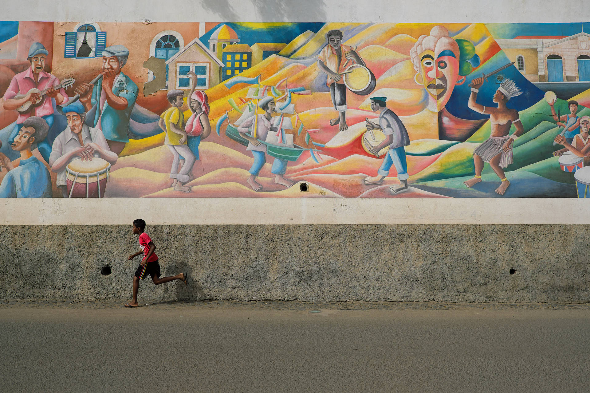 Cabo Verde Mural Background