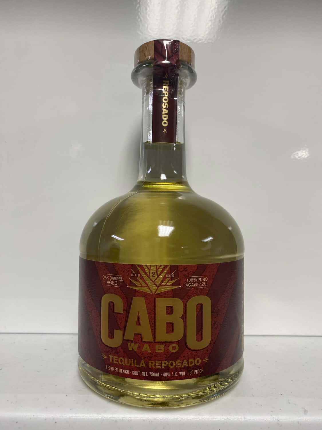 Cabo Wabo Tequila Reposado Bottle Background