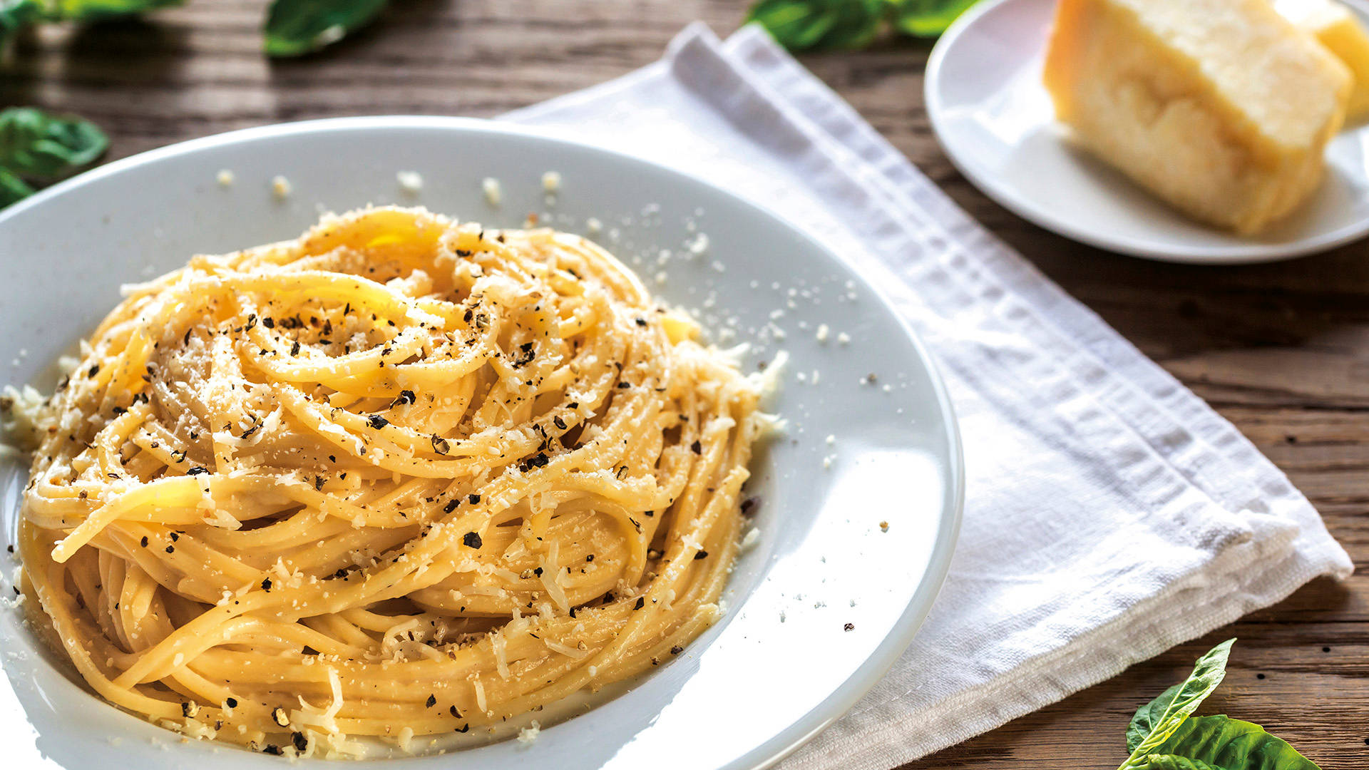 Cacio E Pepe Dinner Background